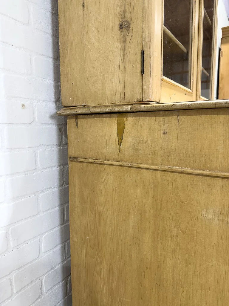Small English antique kitchen hutch