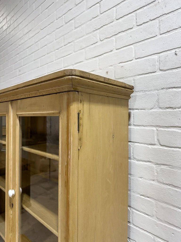 Small English antique kitchen hutch
