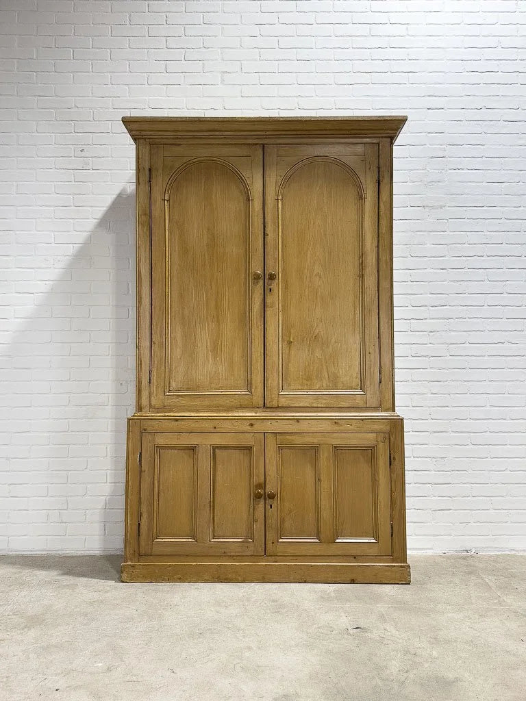 Incredible Victorian pine armoire