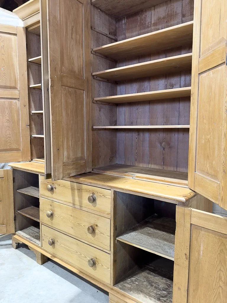 Monumental English housekeepers cupboard