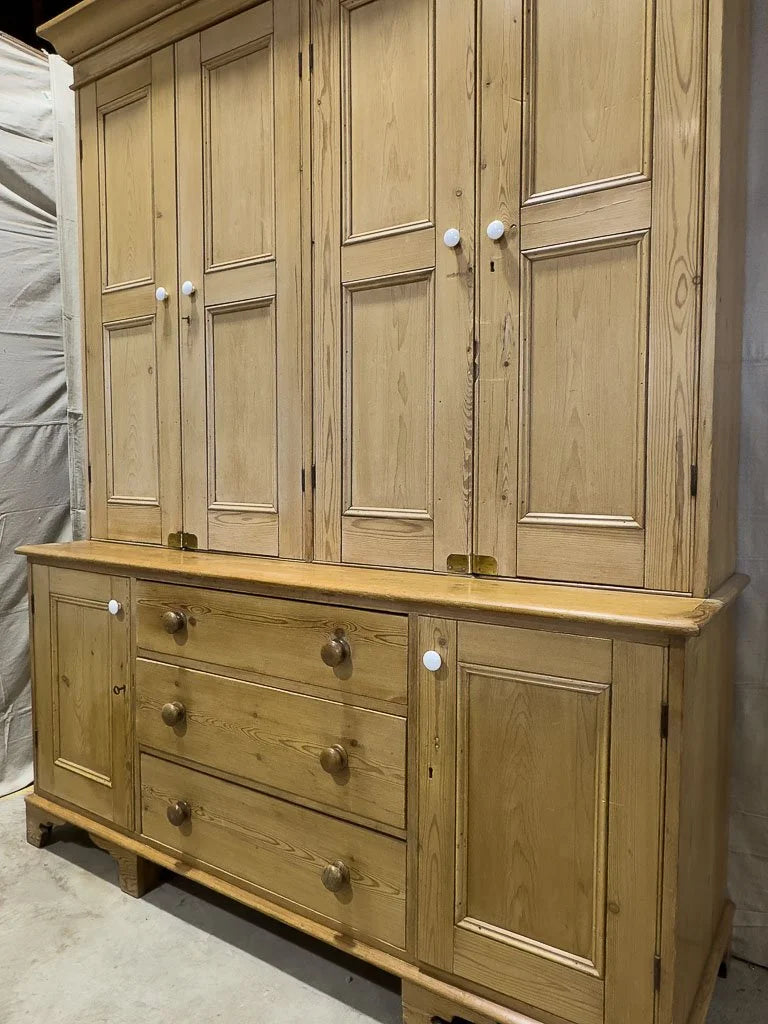 Monumental English housekeepers cupboard