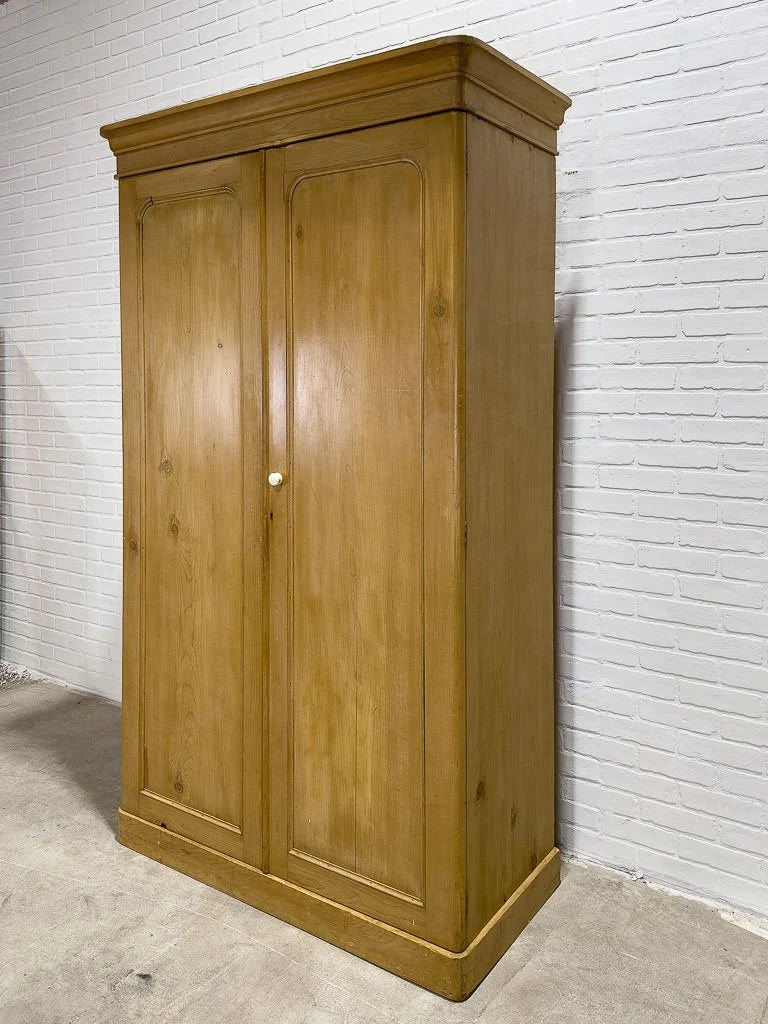 Antique pine wardrobe