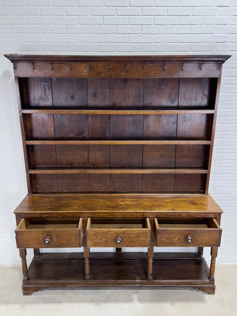 Antique oak kitchen dresser