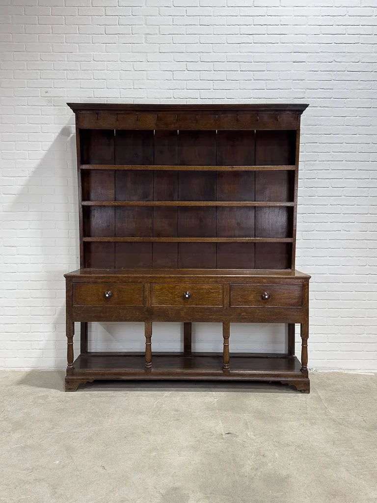 Antique oak kitchen dresser