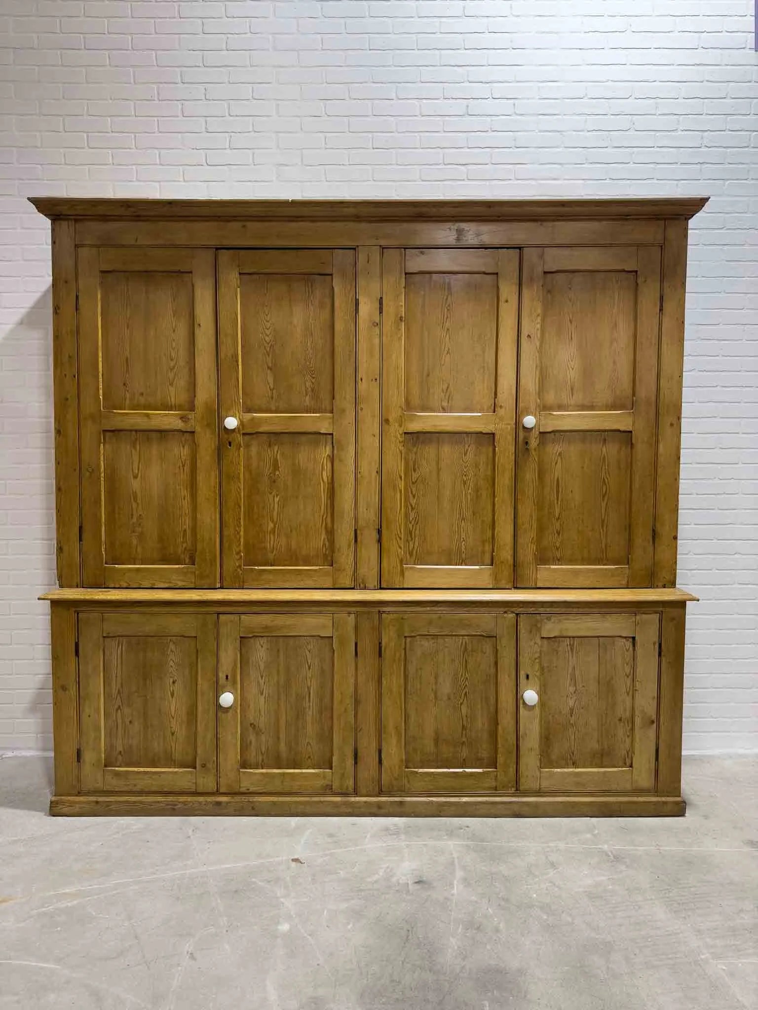 Antique English housekeepers cupboard