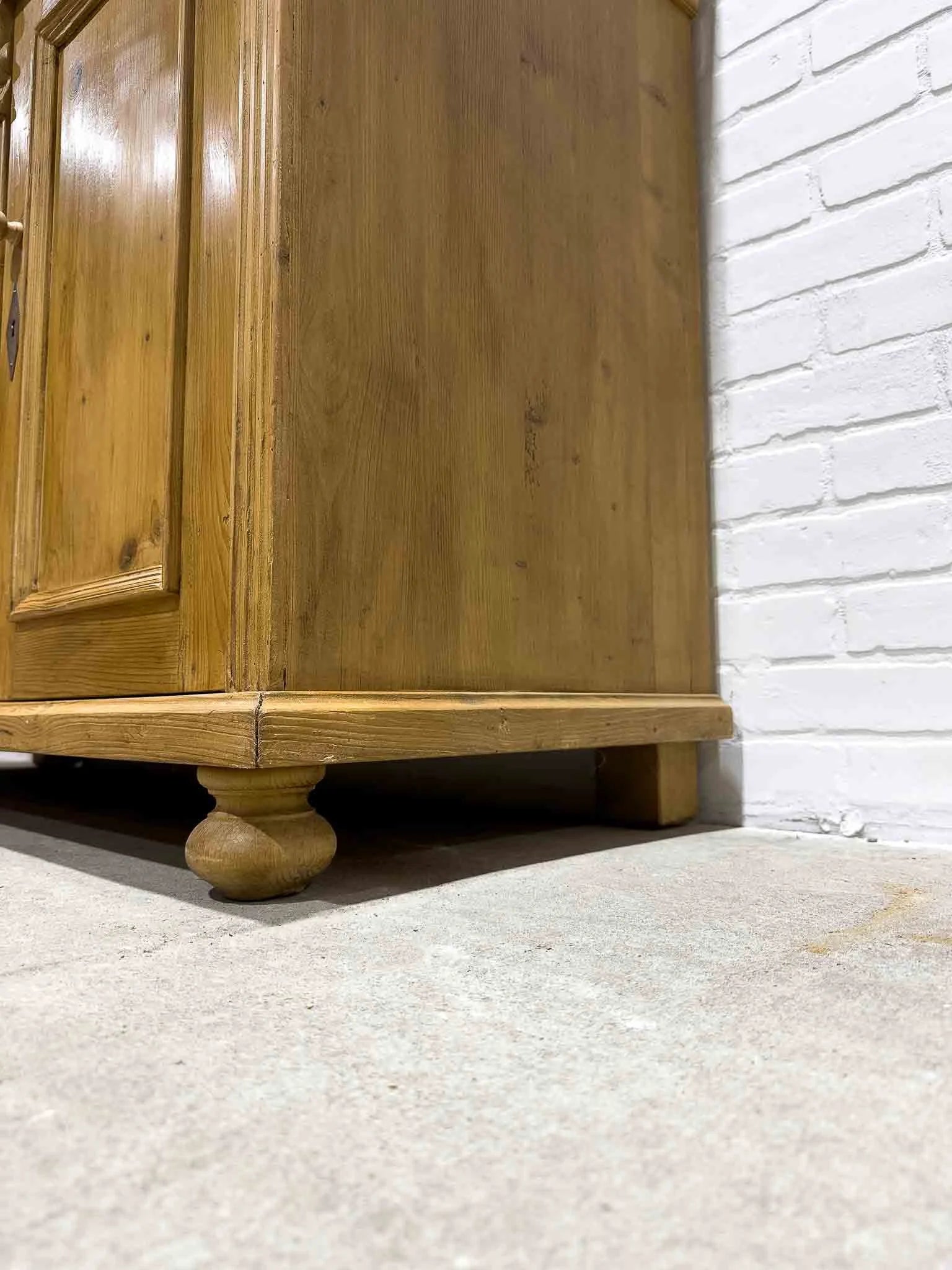 Large antique pine sideboard