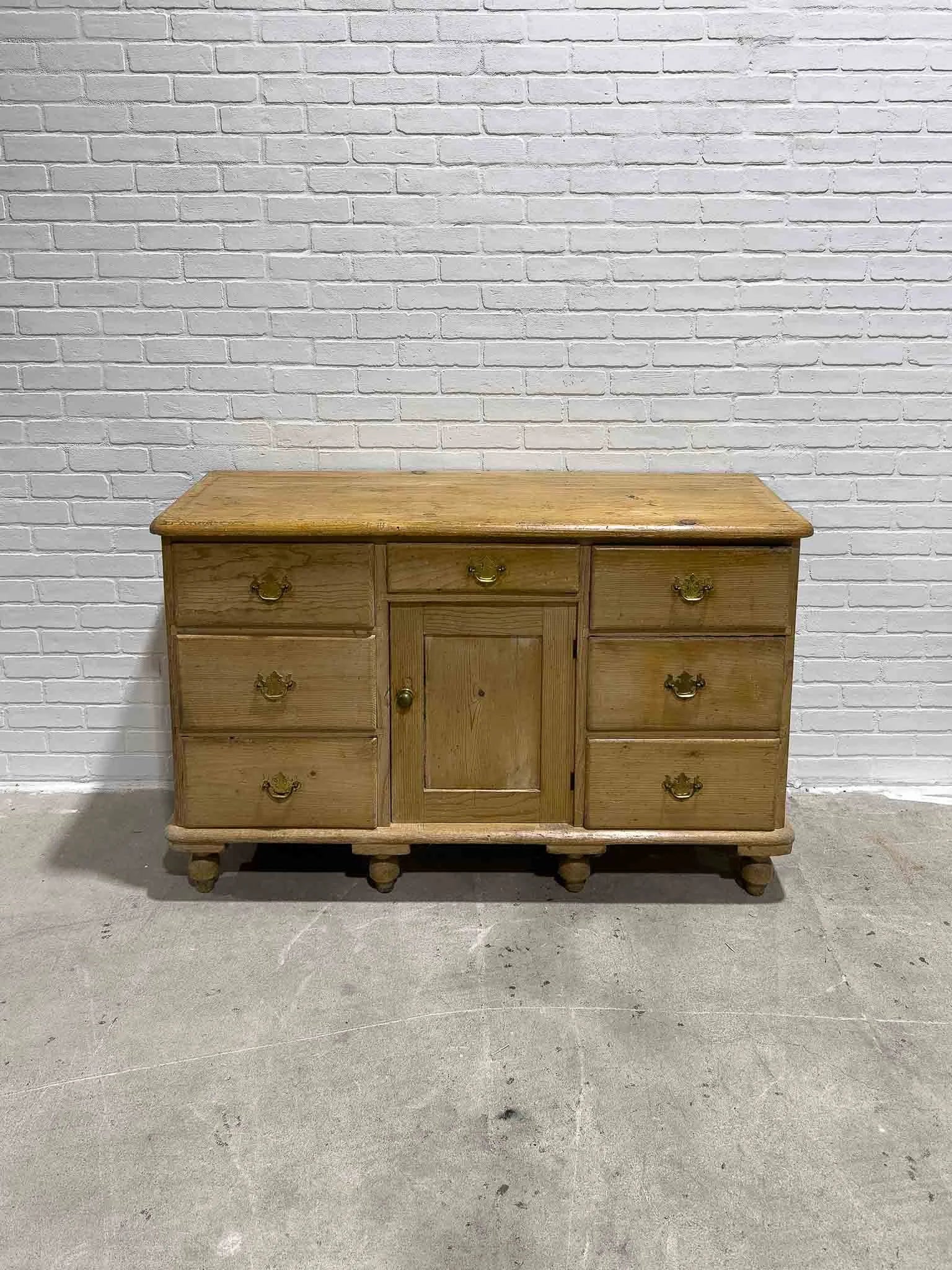 Classic English pine sideboard