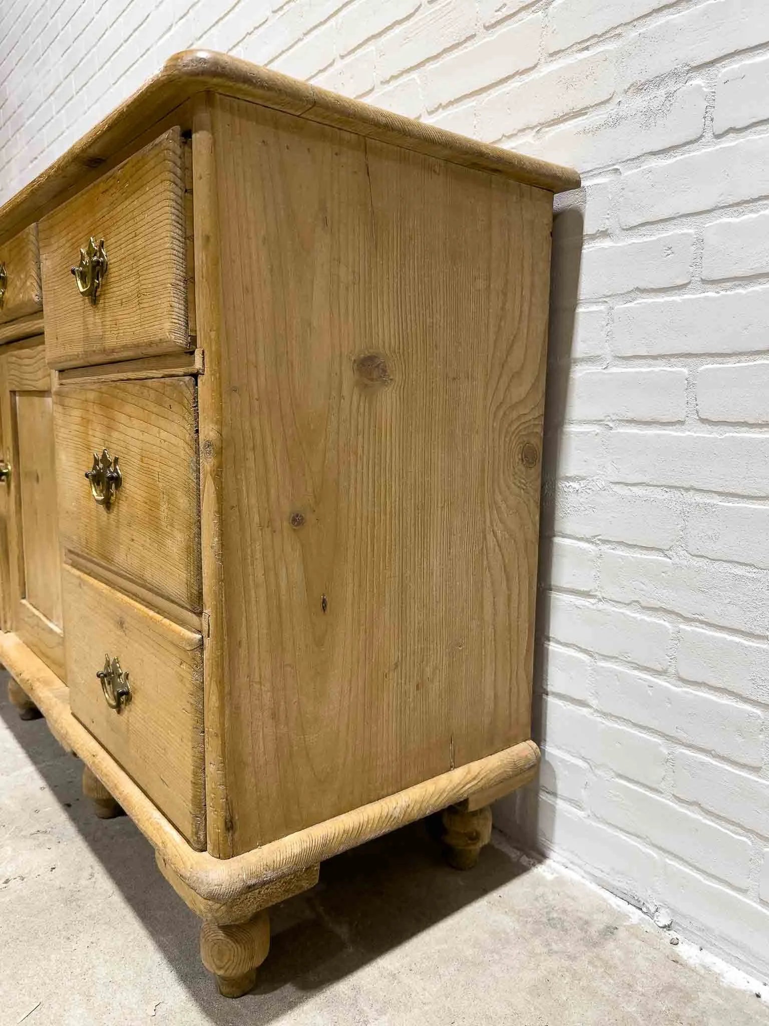 Classic English pine sideboard