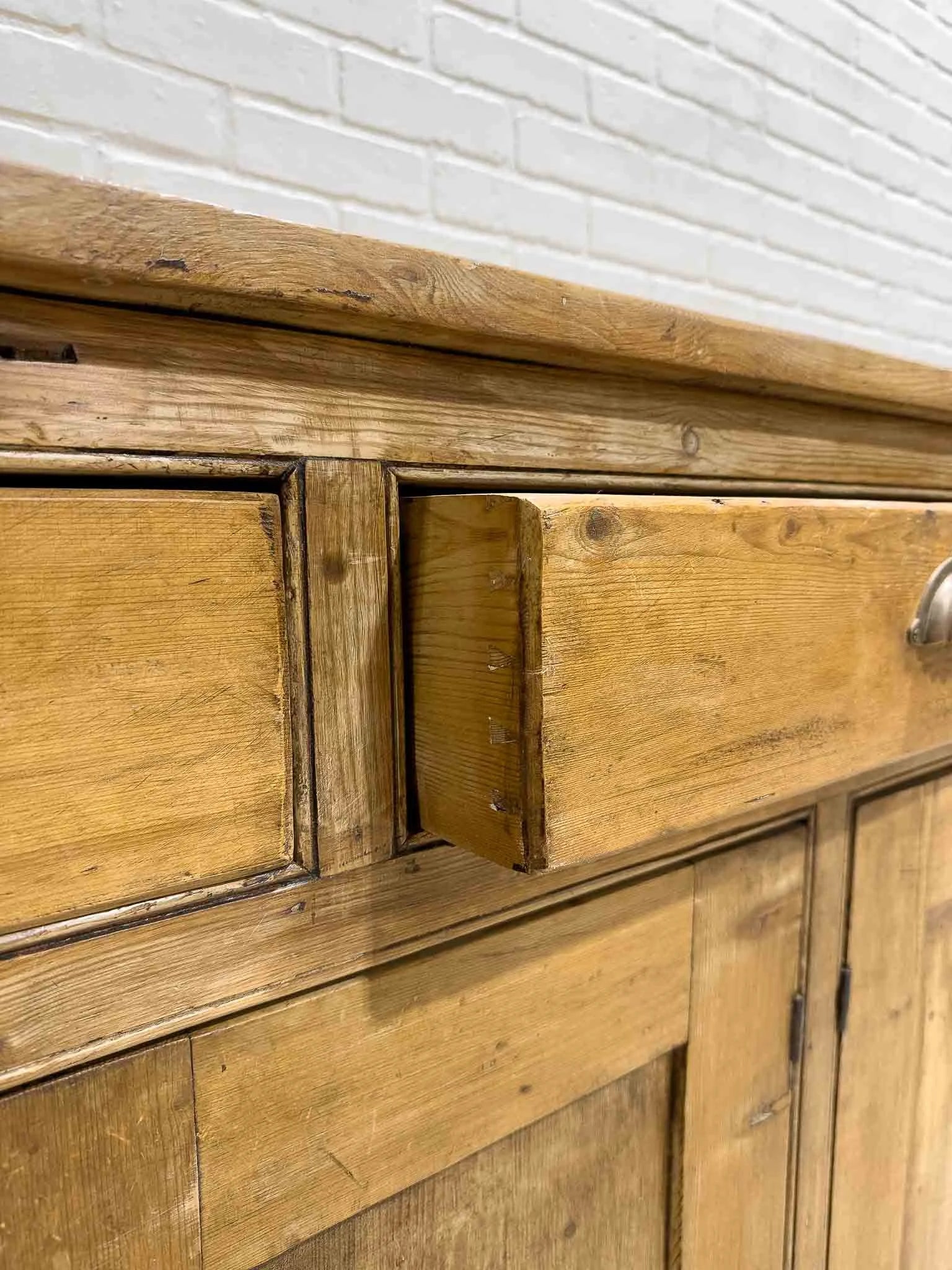 Georgian pine dresser base