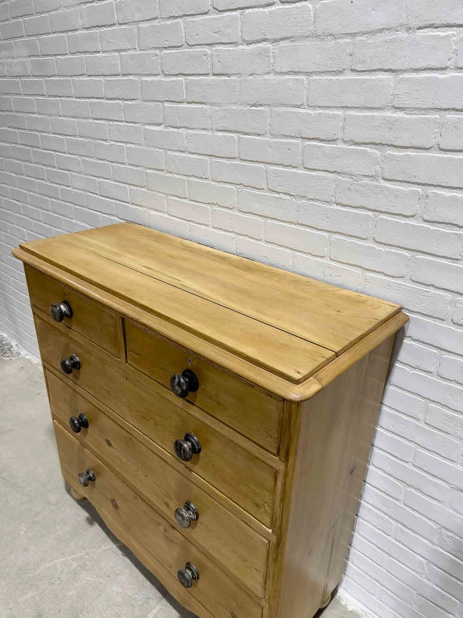 Antique English pine dresser