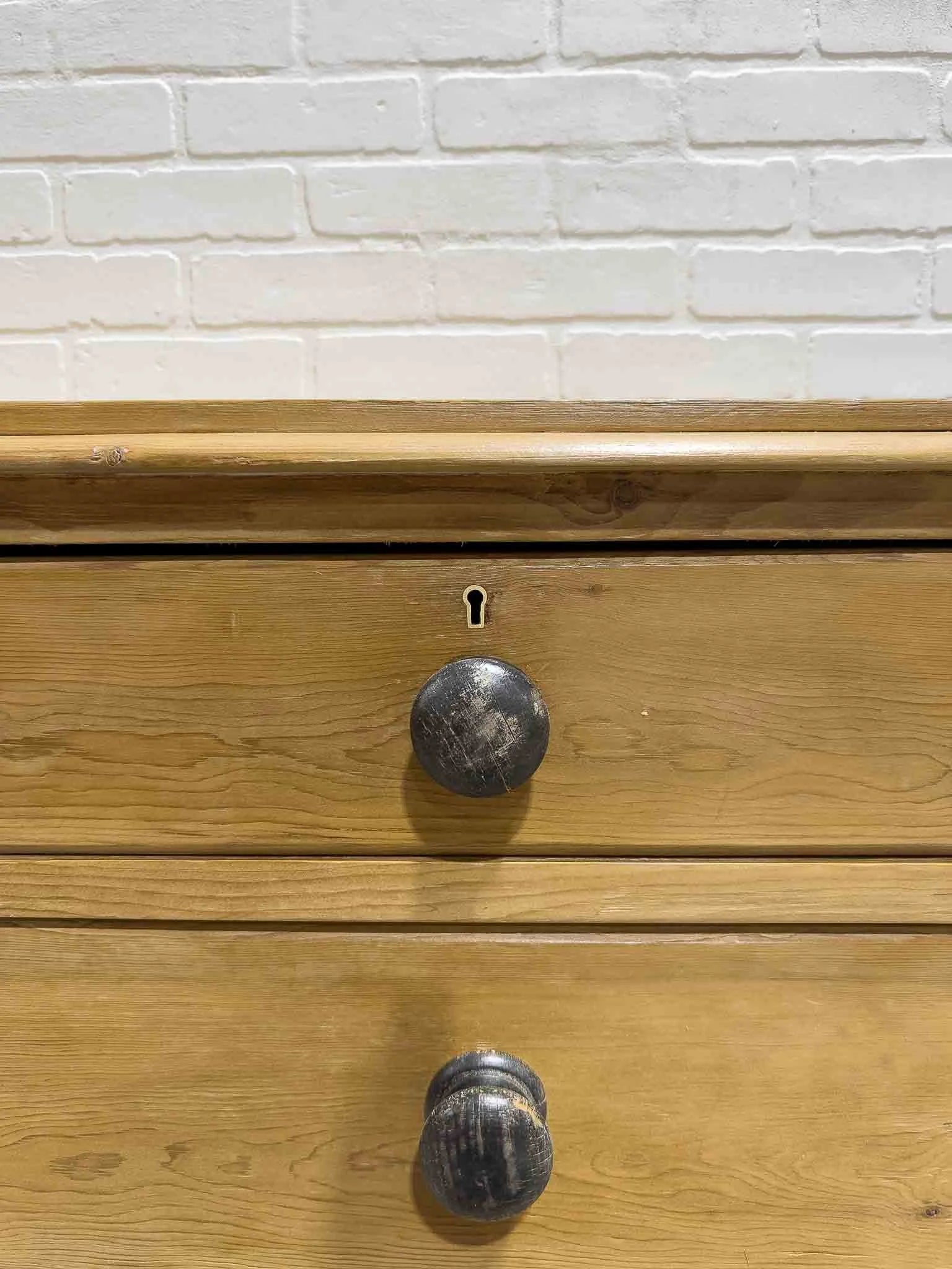 Antique English pine dresser