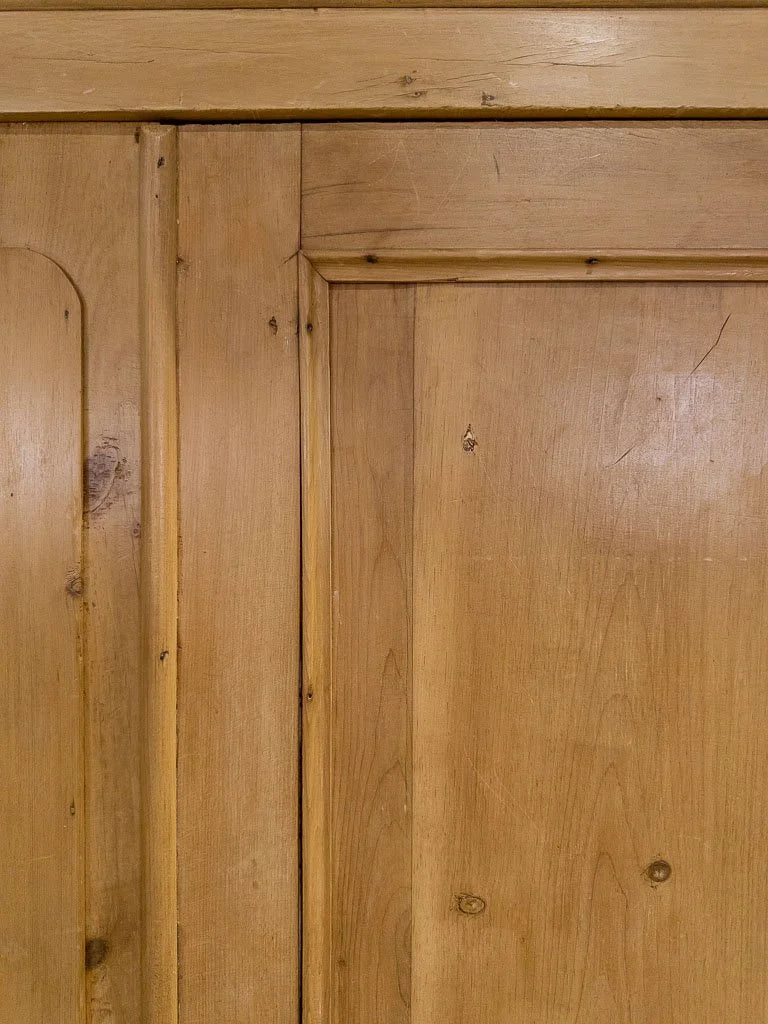 Victorian pine wardrobe with a drawer