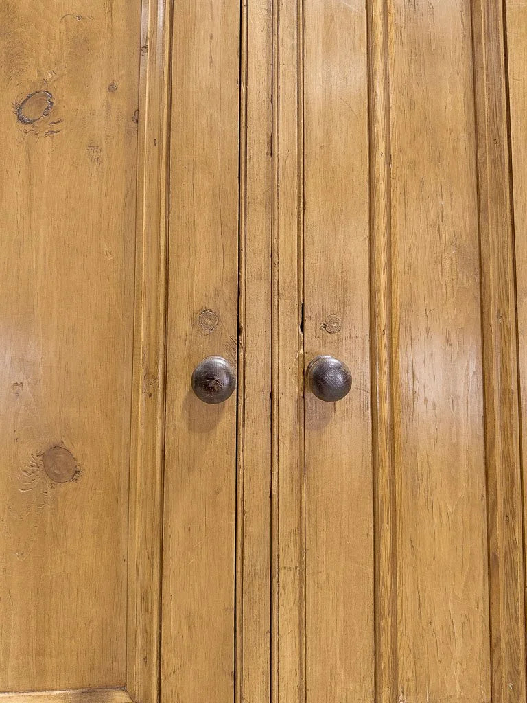 Large Victorian pine housekeepers cupboard