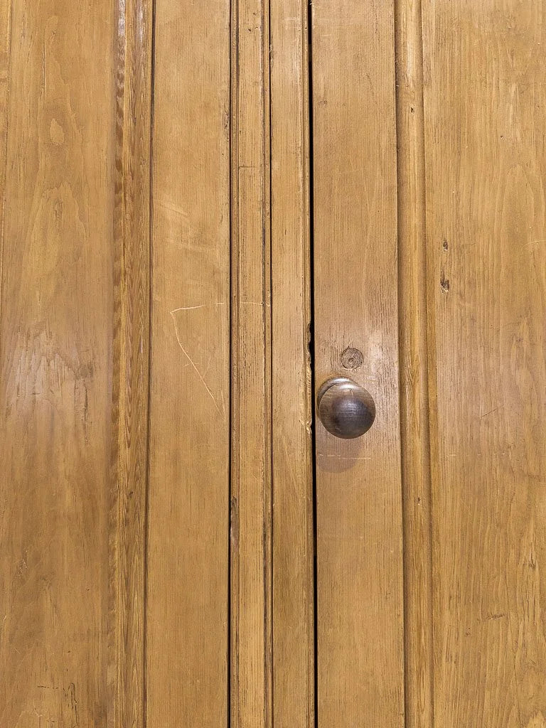 Large Victorian pine housekeepers cupboard