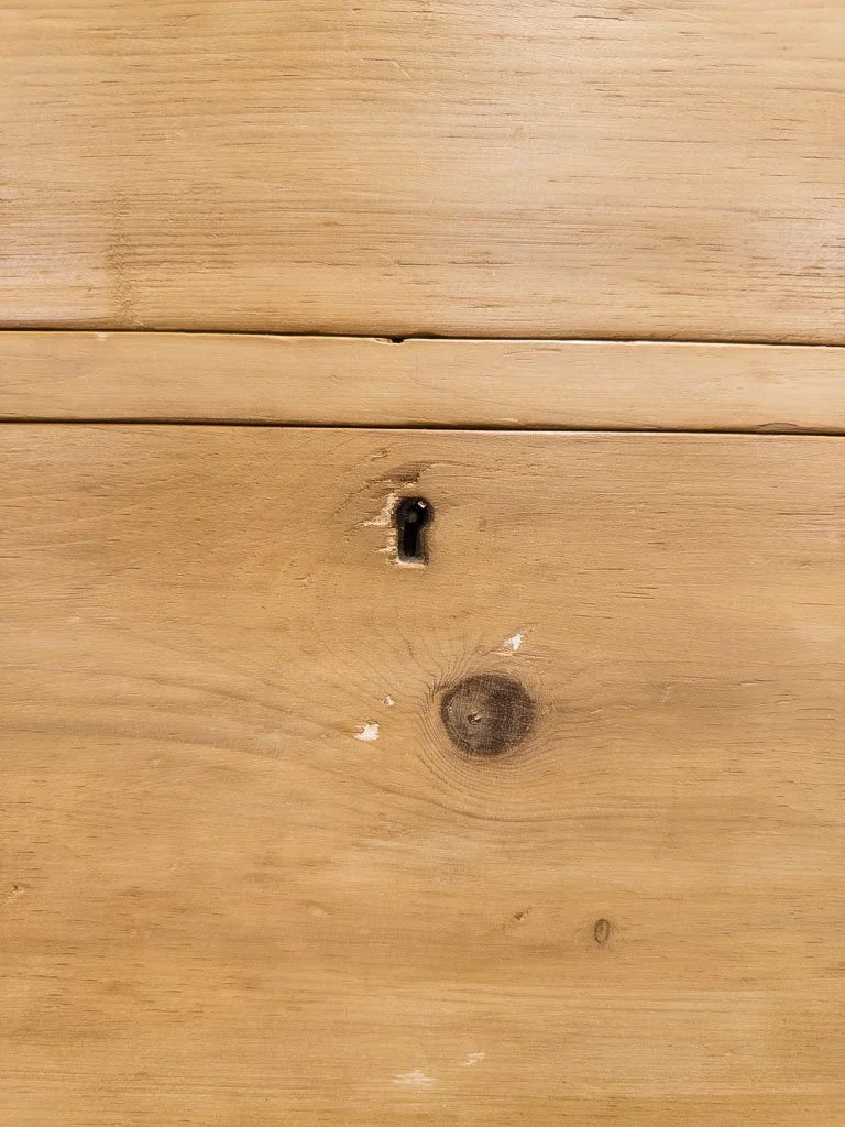 Victorian pine drawers with pull handles