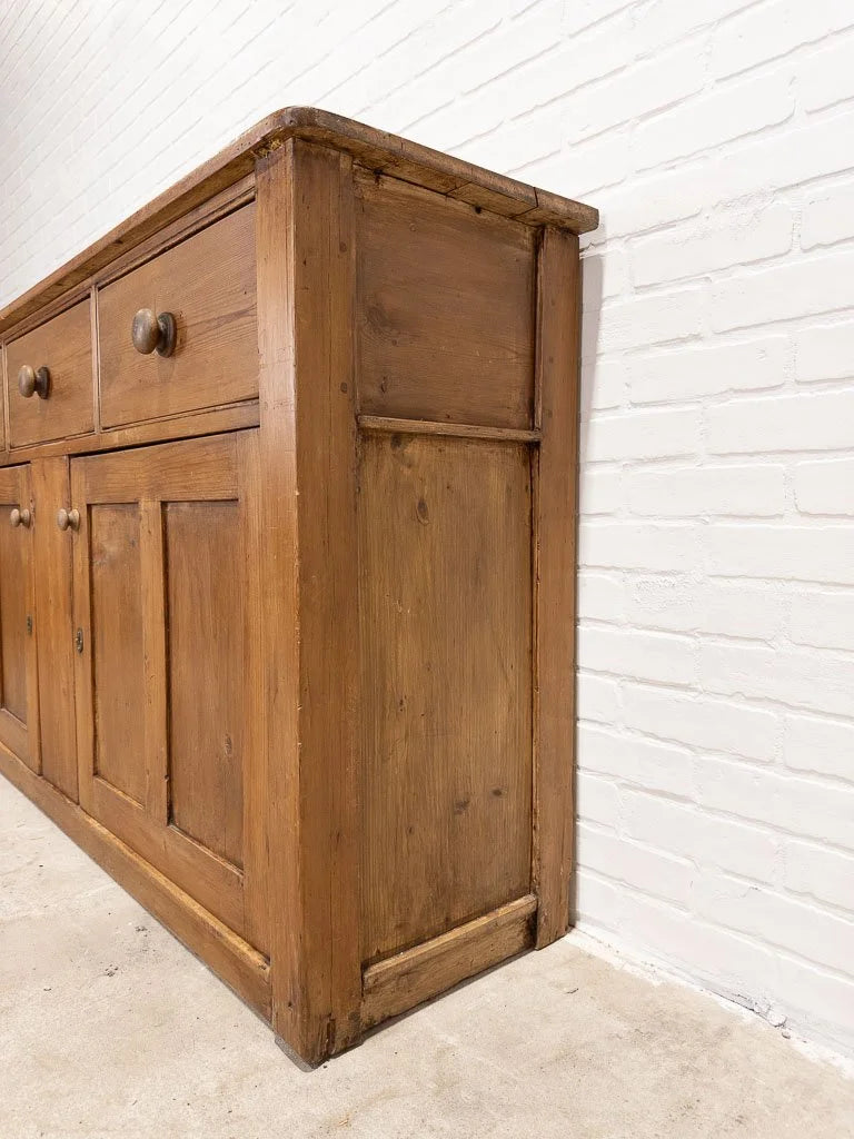 Classic English pine sideboard