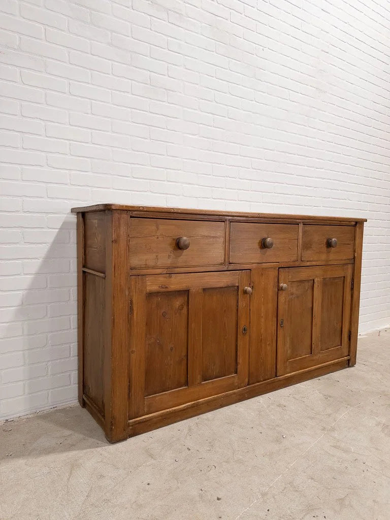 Classic English pine sideboard