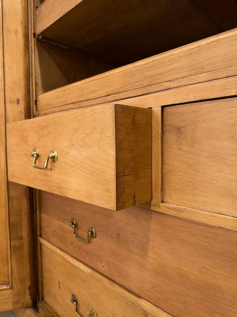 Incredible arched triple antique wardrobe with fitted interior