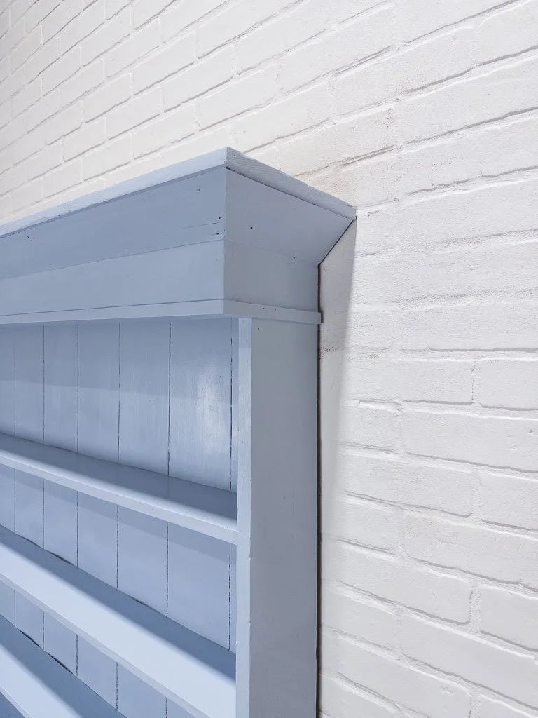Antique kitchen dresser in blue