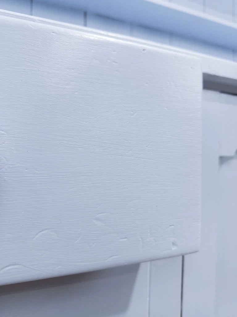 Antique kitchen dresser in blue