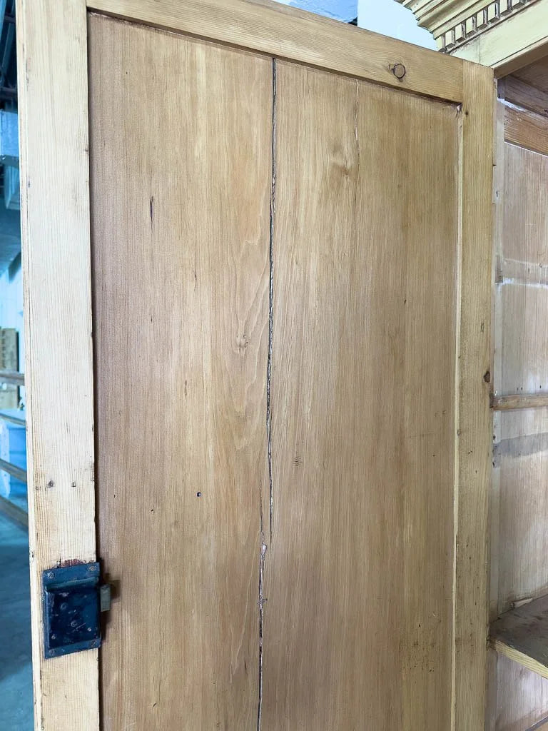 Incredible English pine housekeepers cupboard