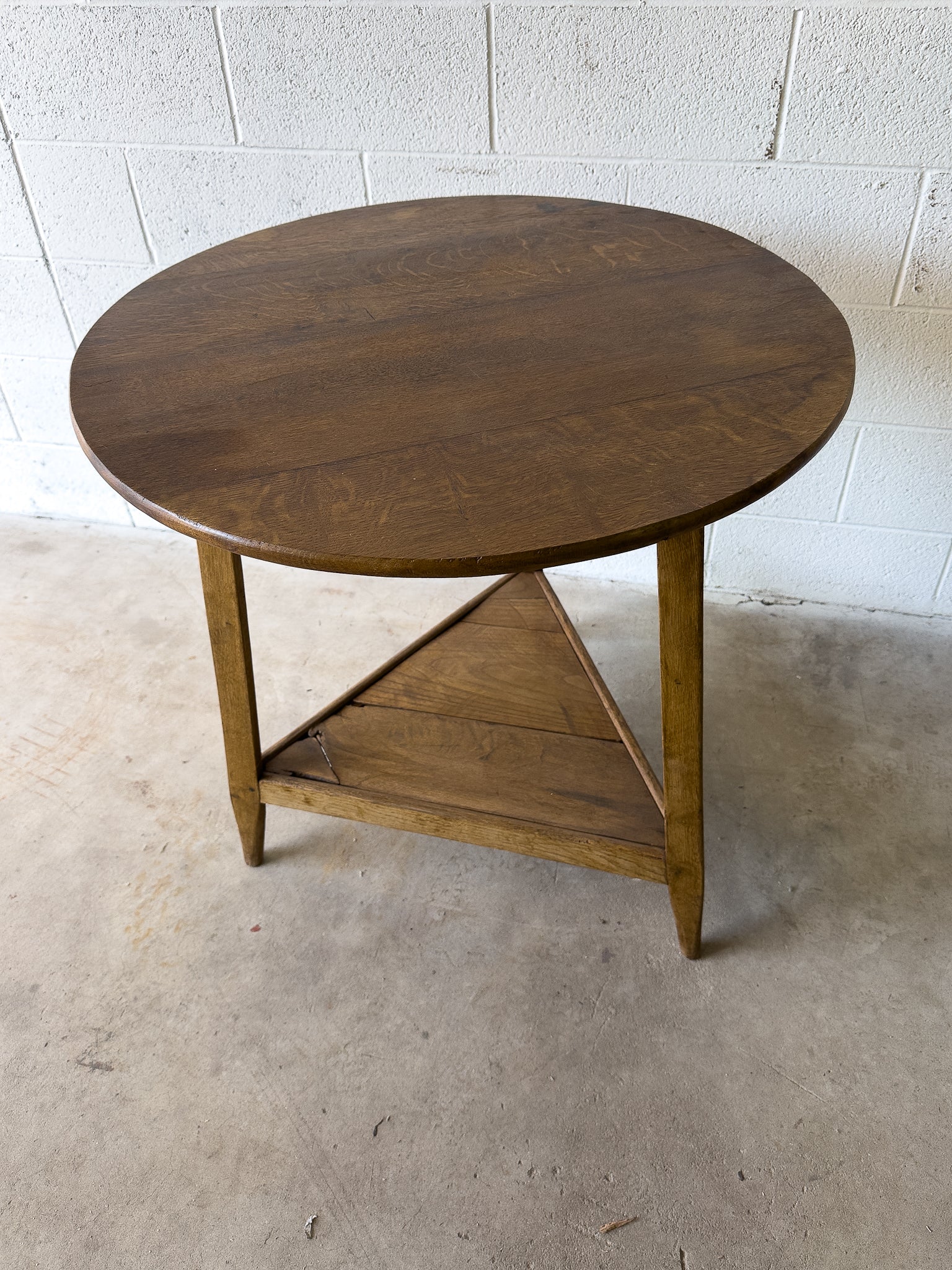 Antique English cricket table