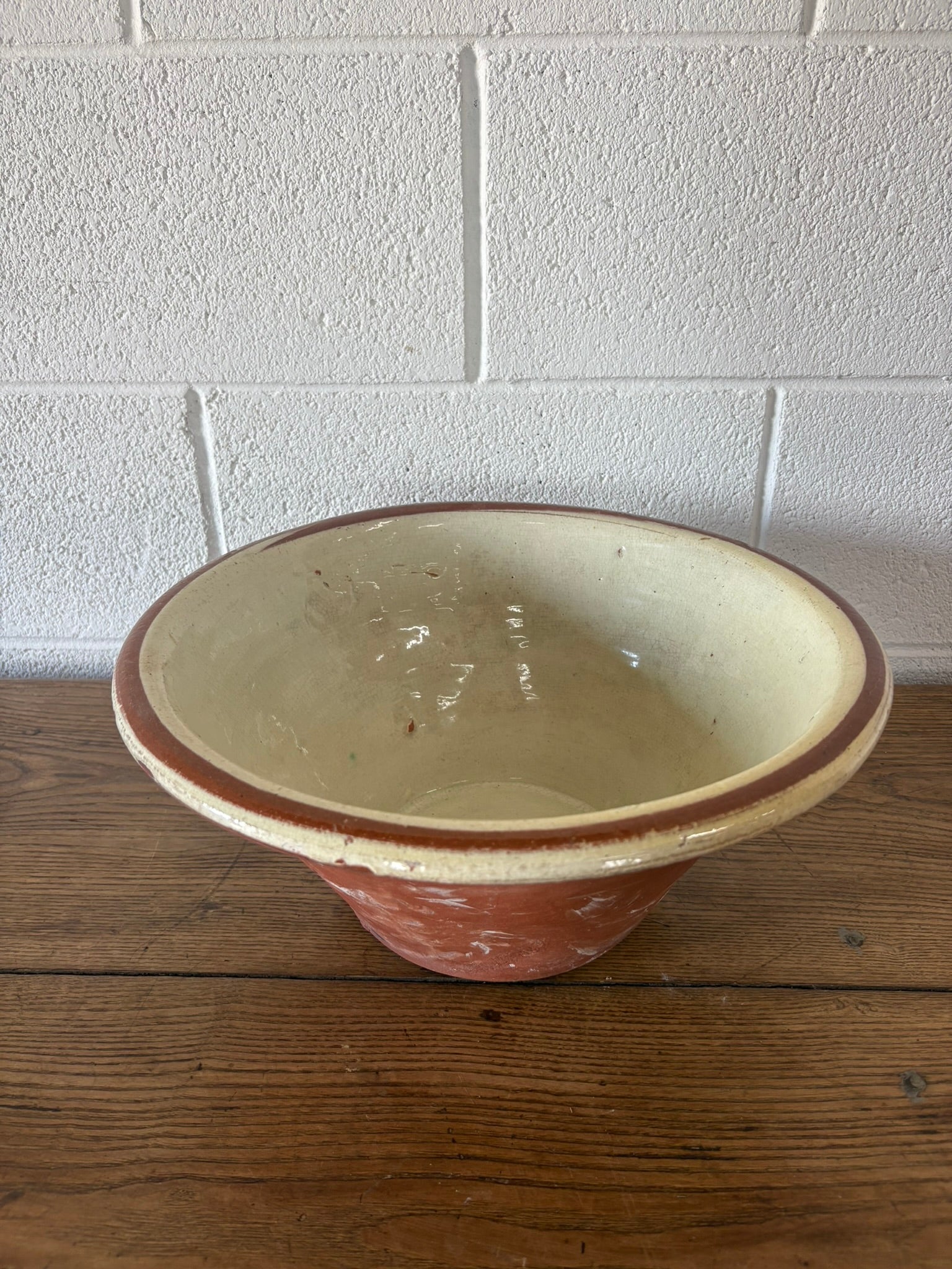 Antique English Dairy Bowl