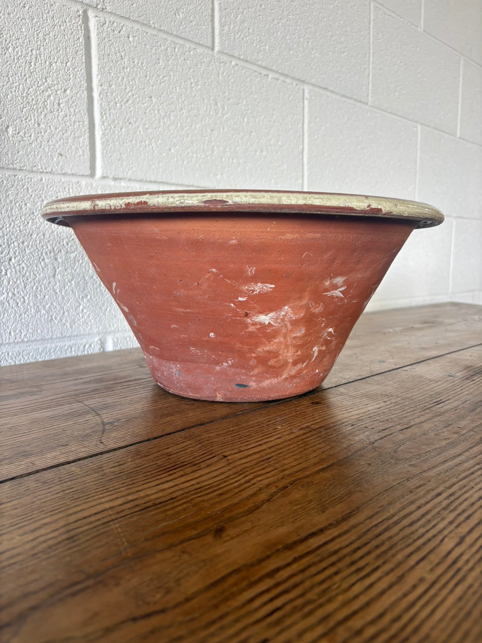 Antique English Dairy Bowl