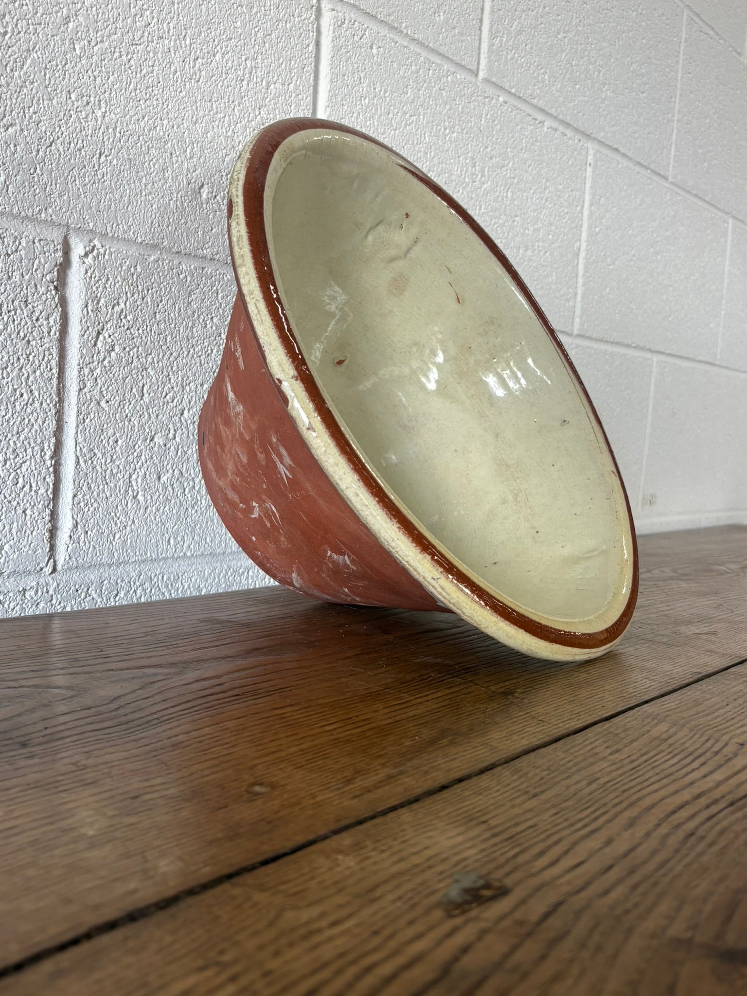 Antique English Dairy Bowl