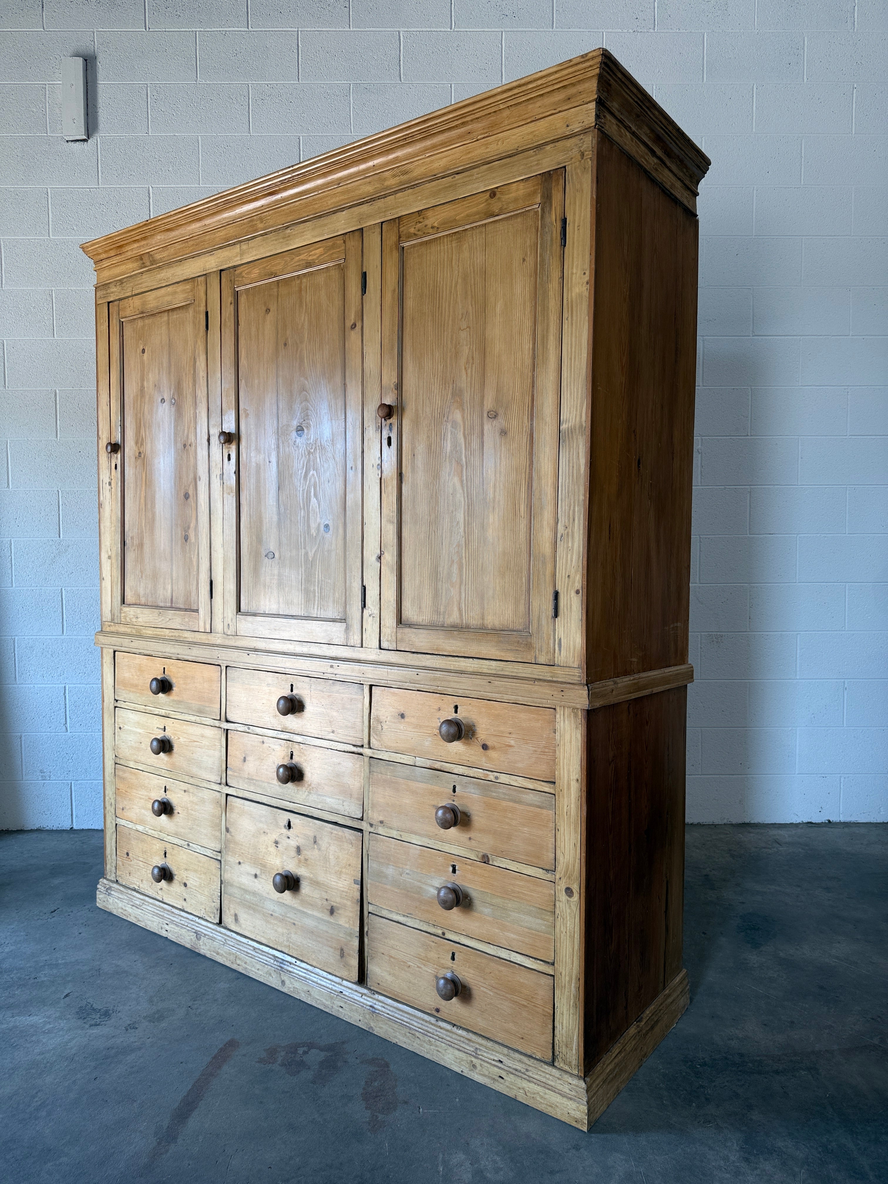 Victorian Pine Housekeepers Cupboard