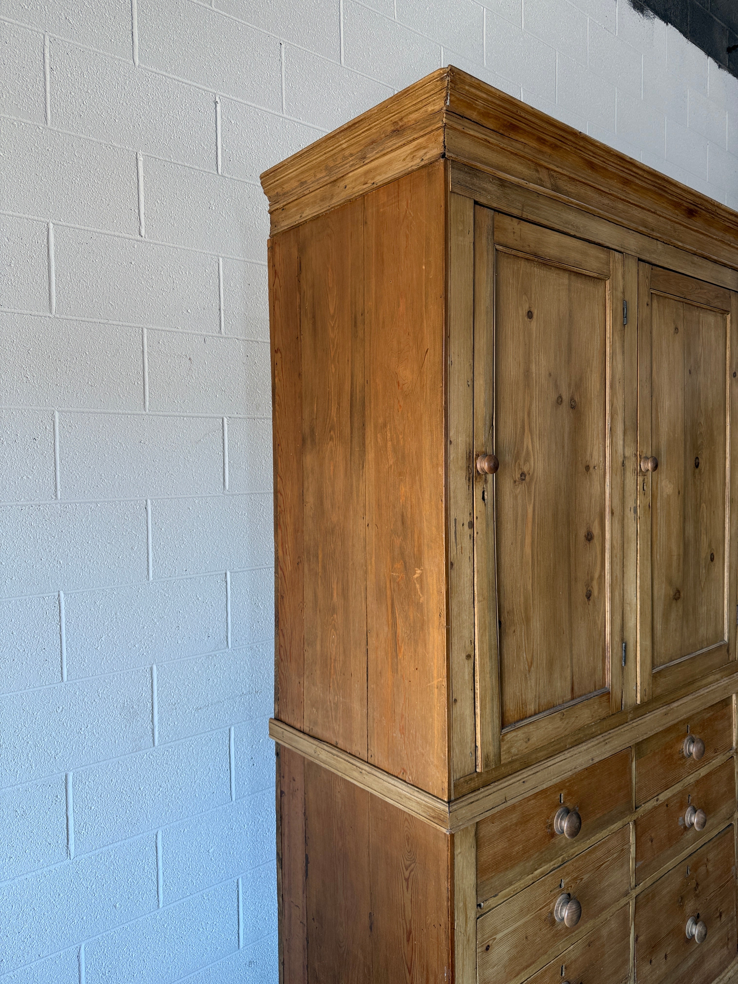 Victorian Pine Housekeepers Cupboard