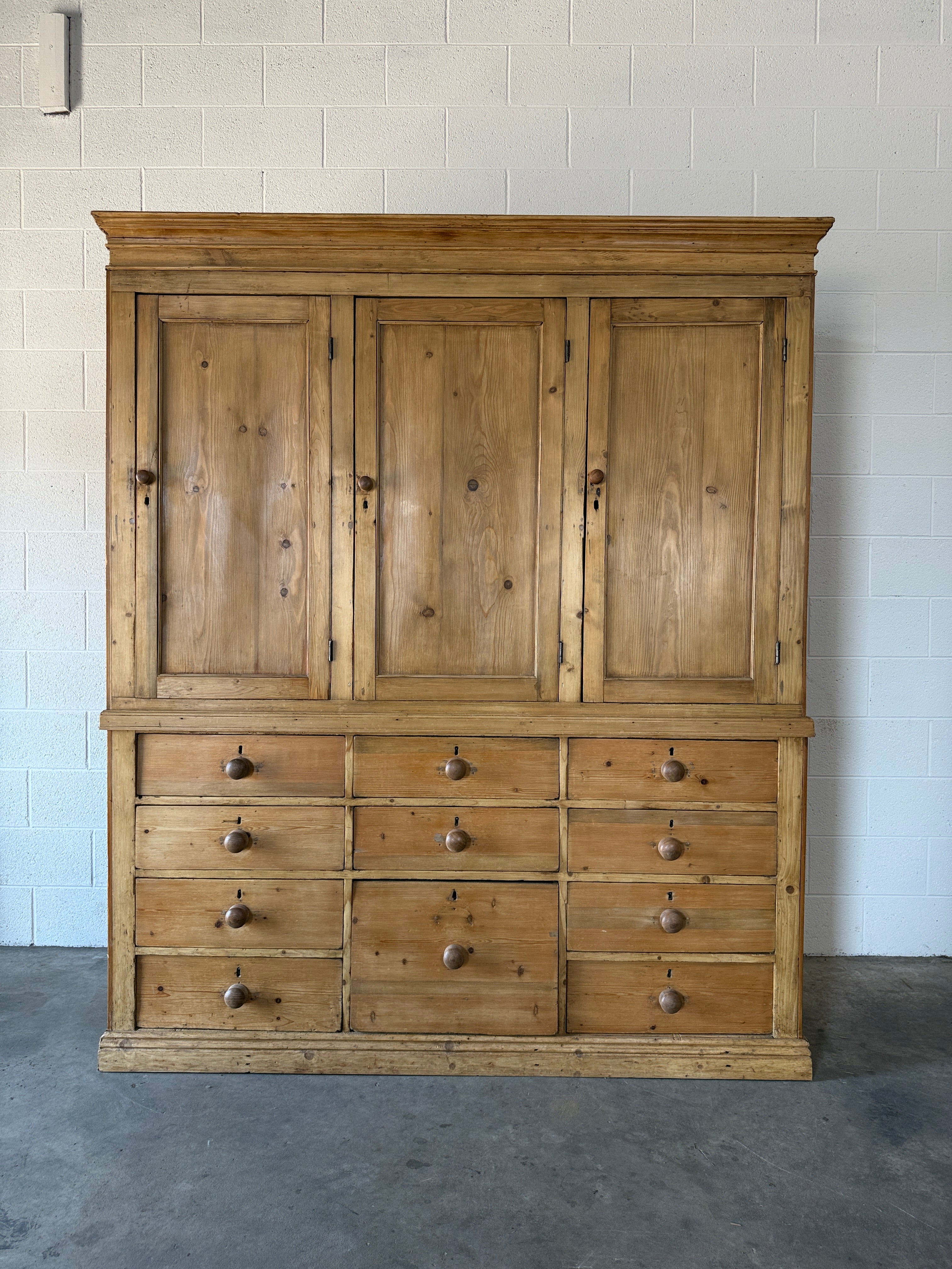 Victorian Pine Housekeepers Cupboard