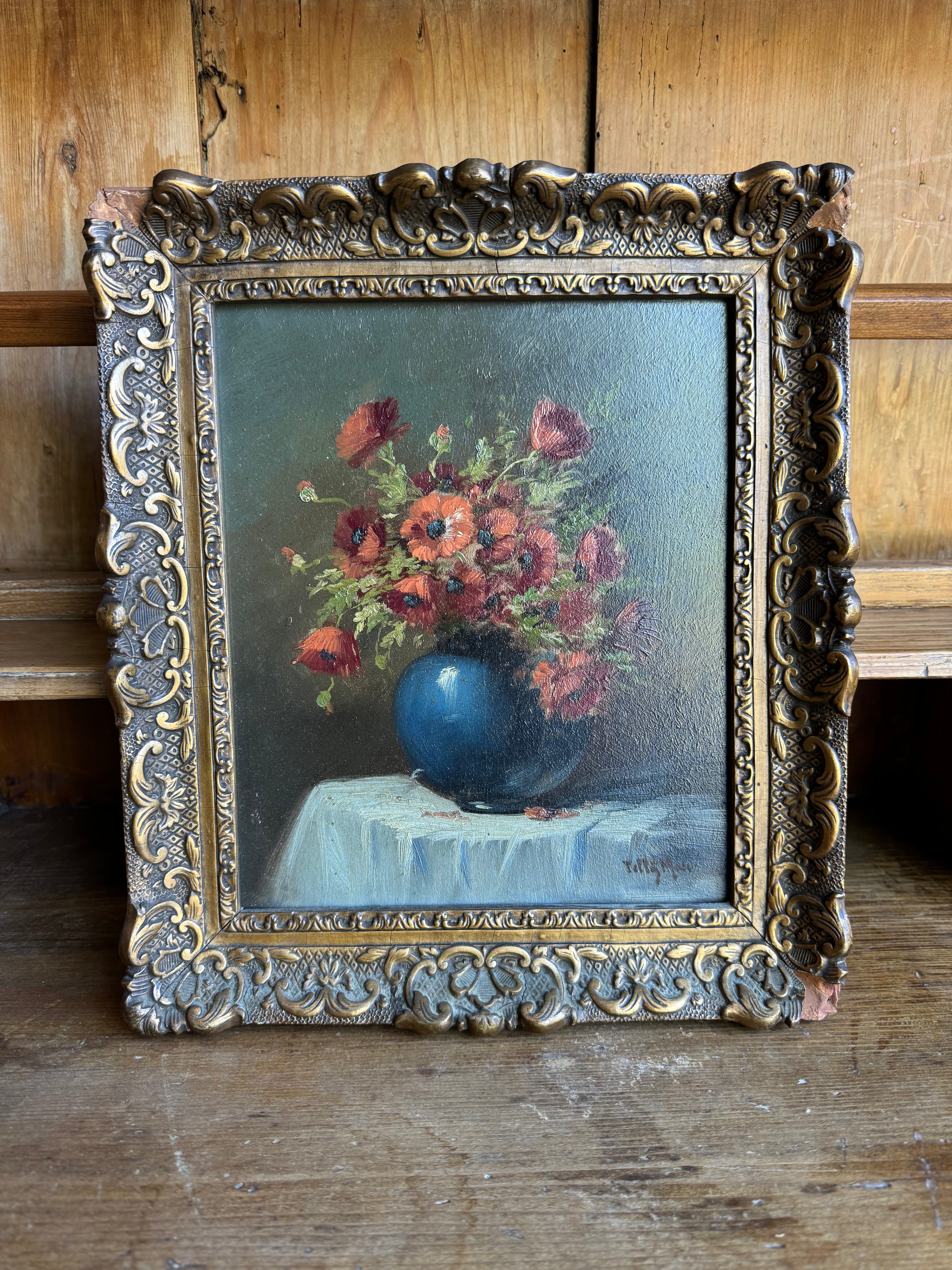 Floral oil on canvas