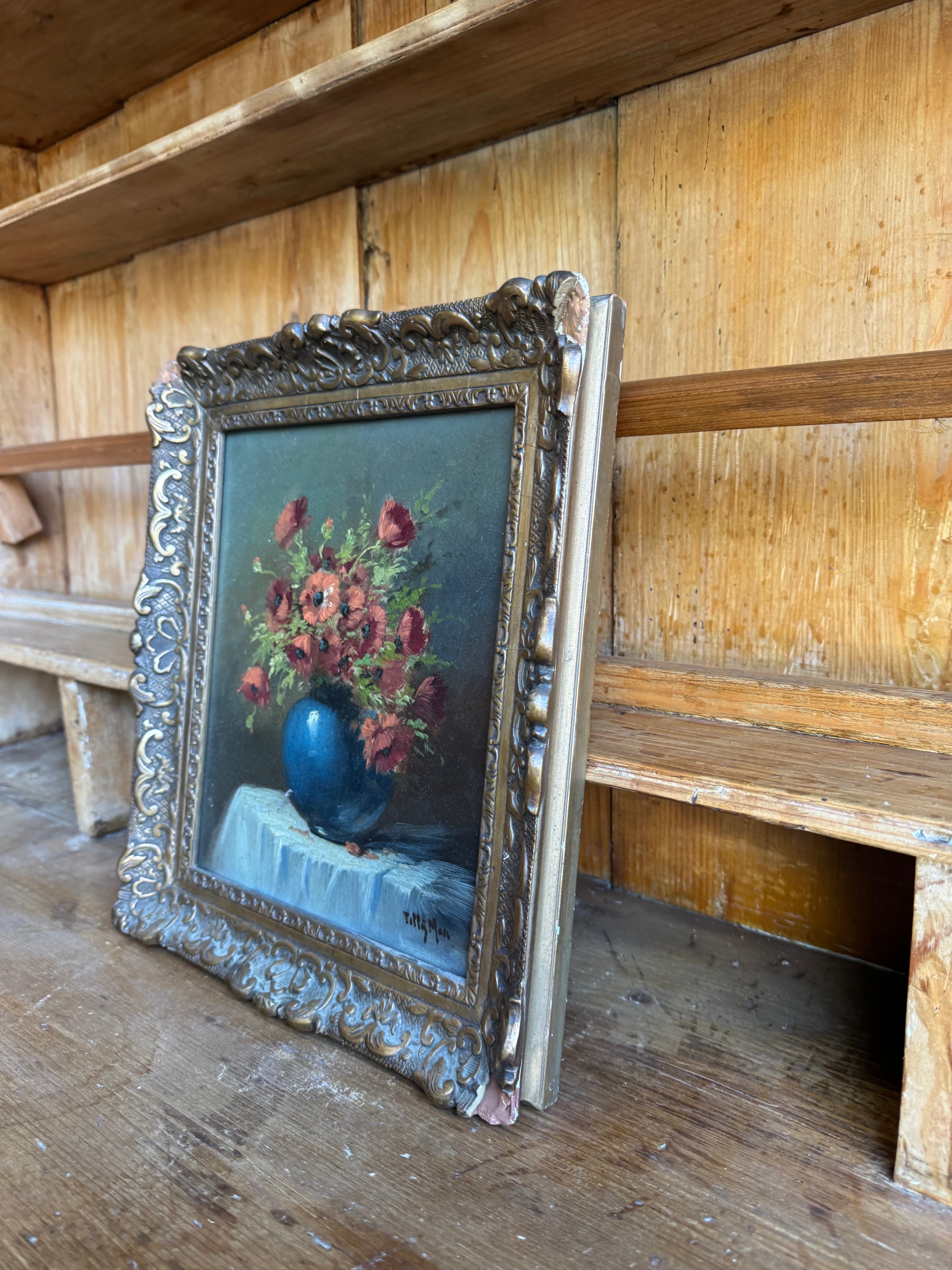 Floral oil on canvas