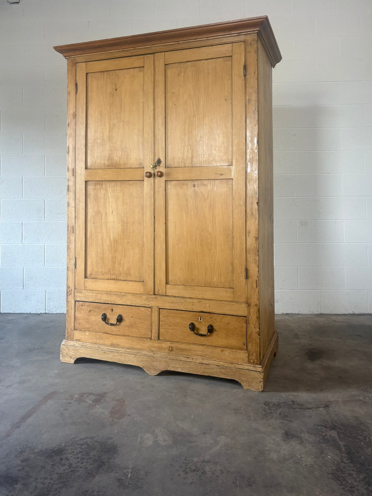 Victorian Pine Wardrobe