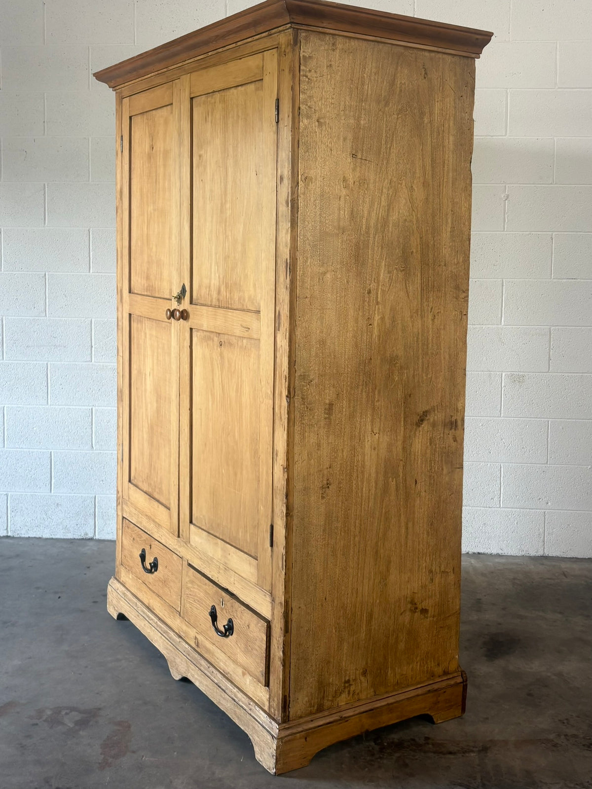 Victorian Pine Wardrobe