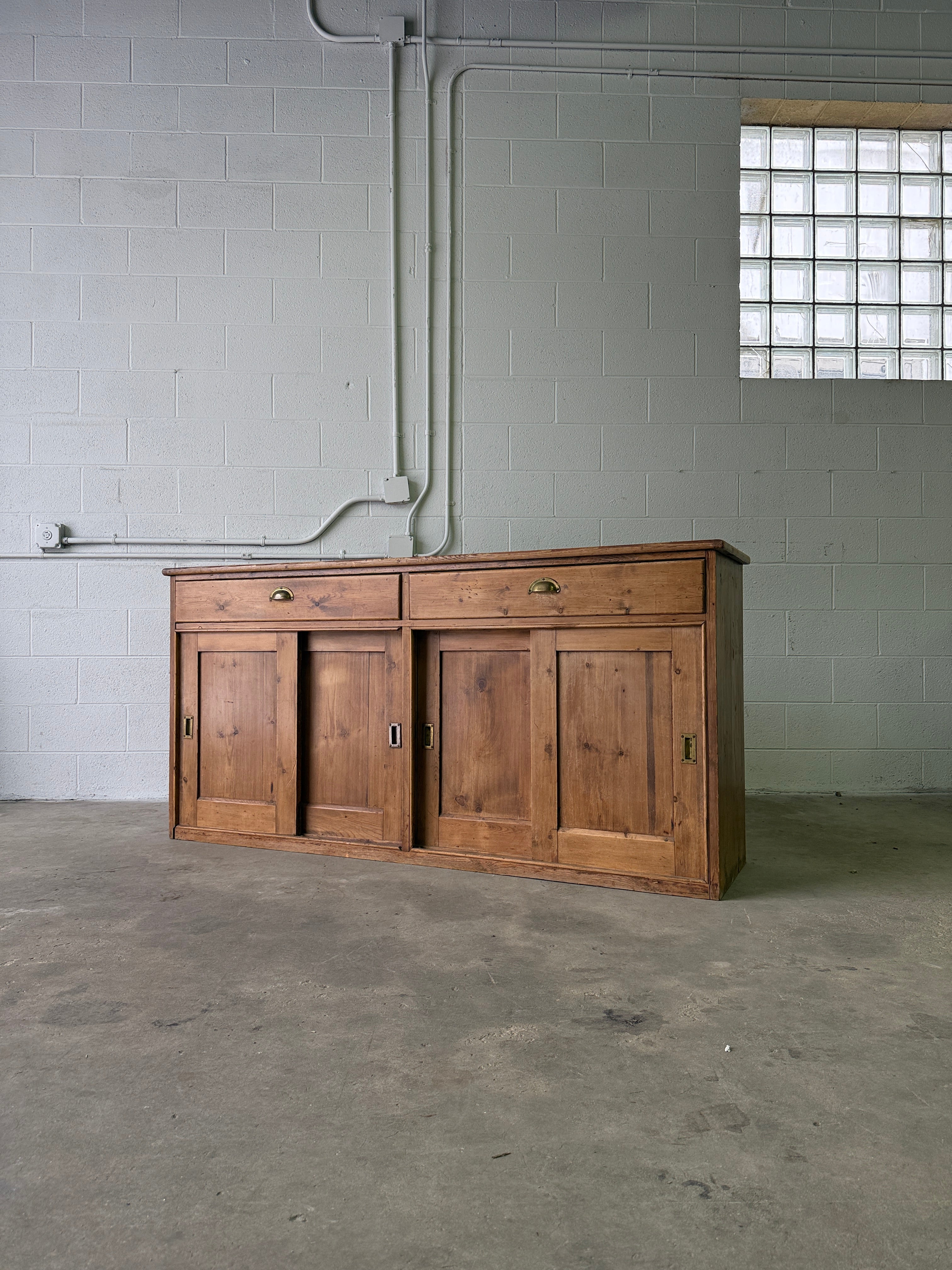 Gorgeous antique pine sideboard