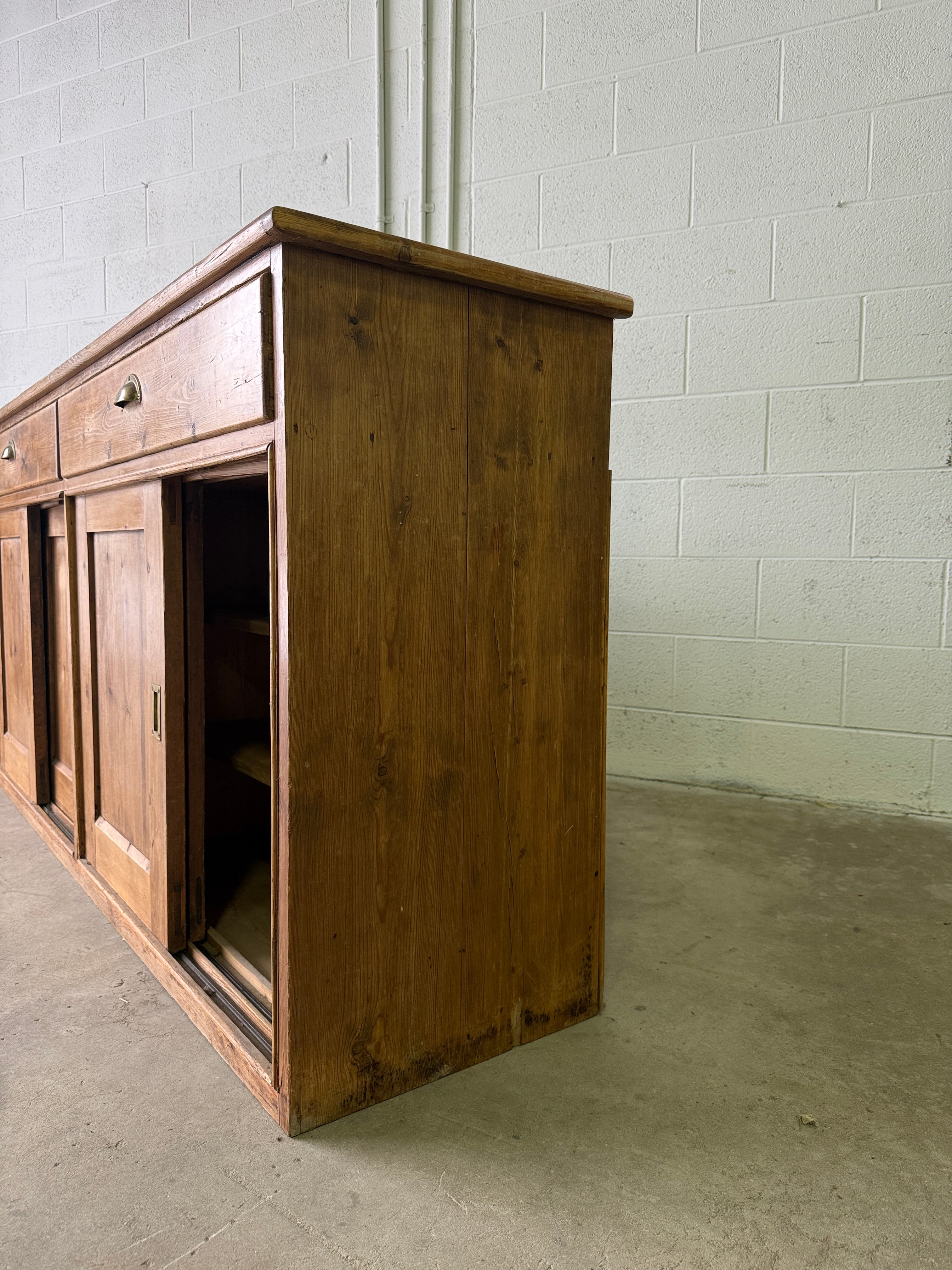 Gorgeous antique pine sideboard