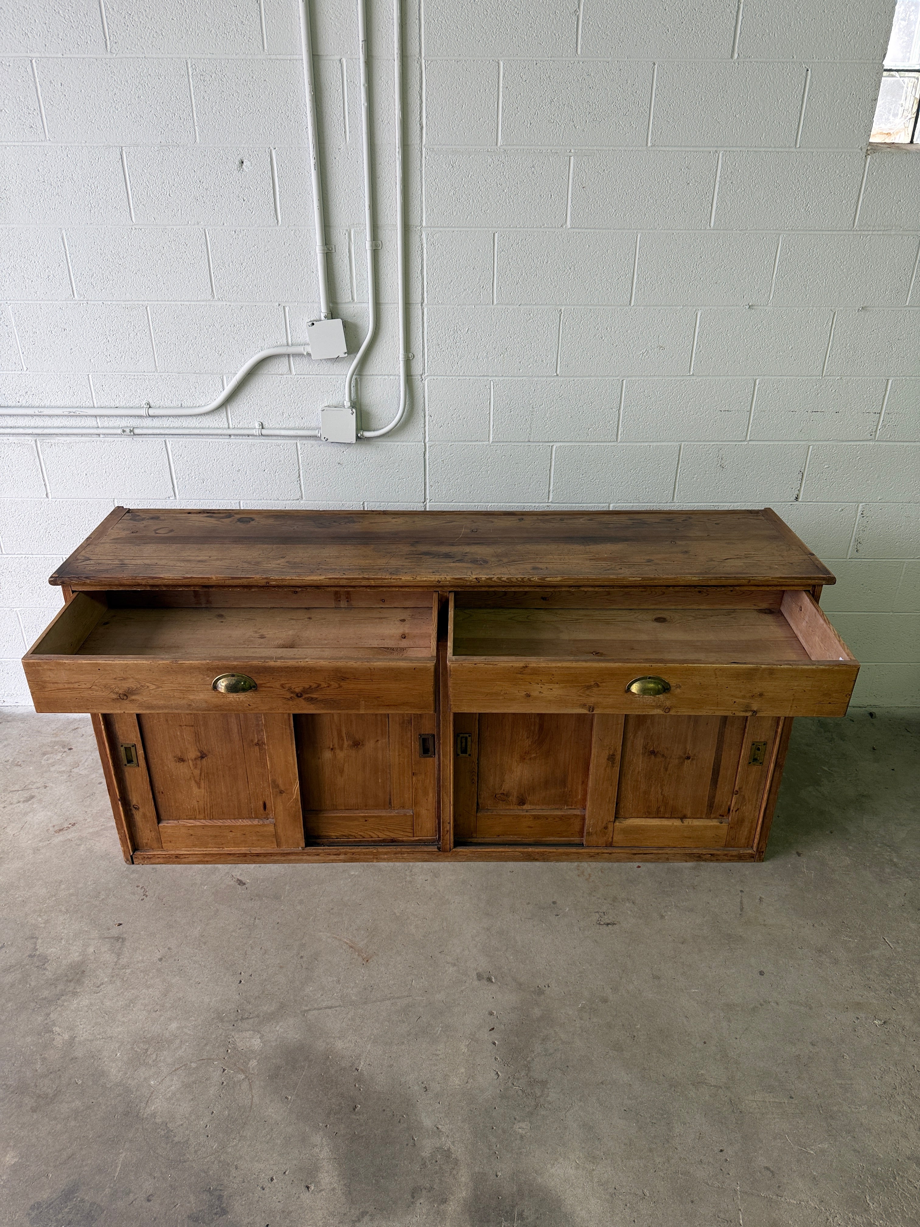 Gorgeous antique pine sideboard