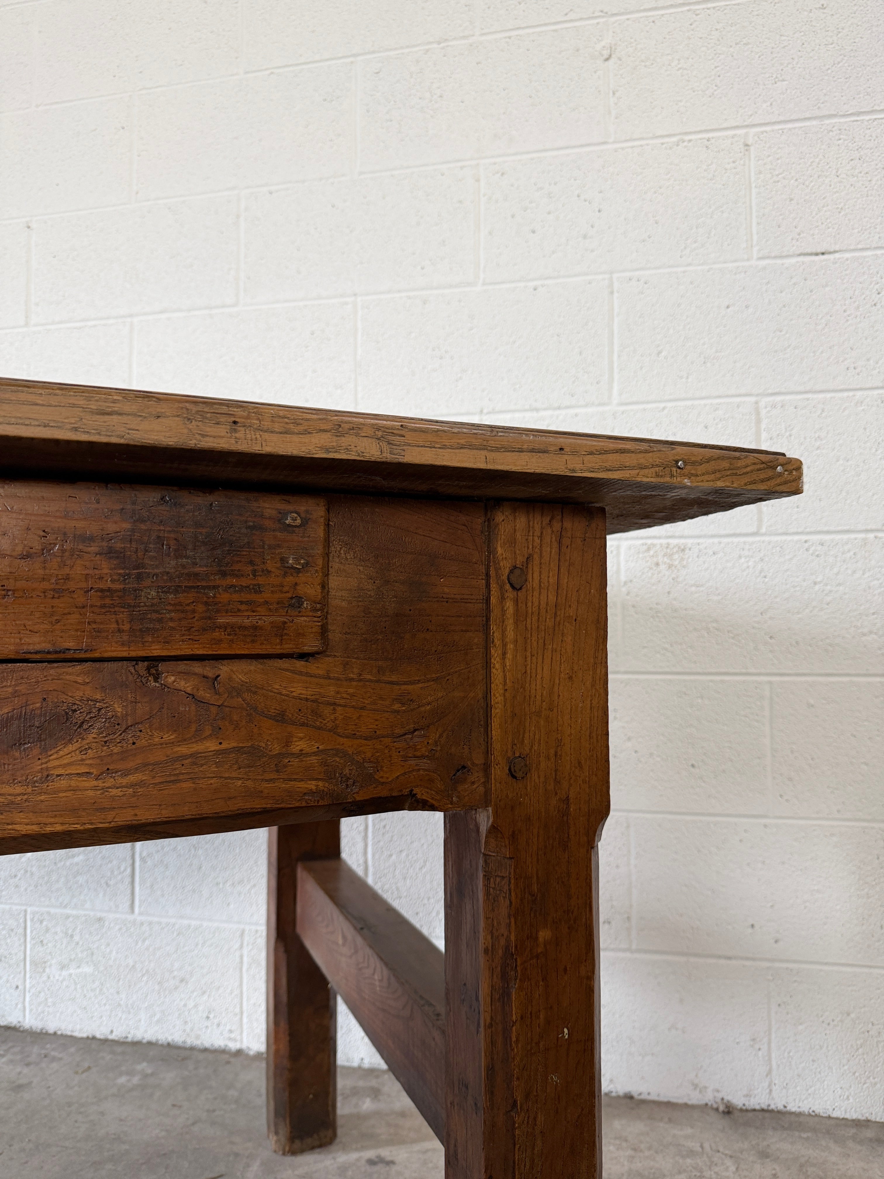 Antique French Bakers Table with proofing drawer