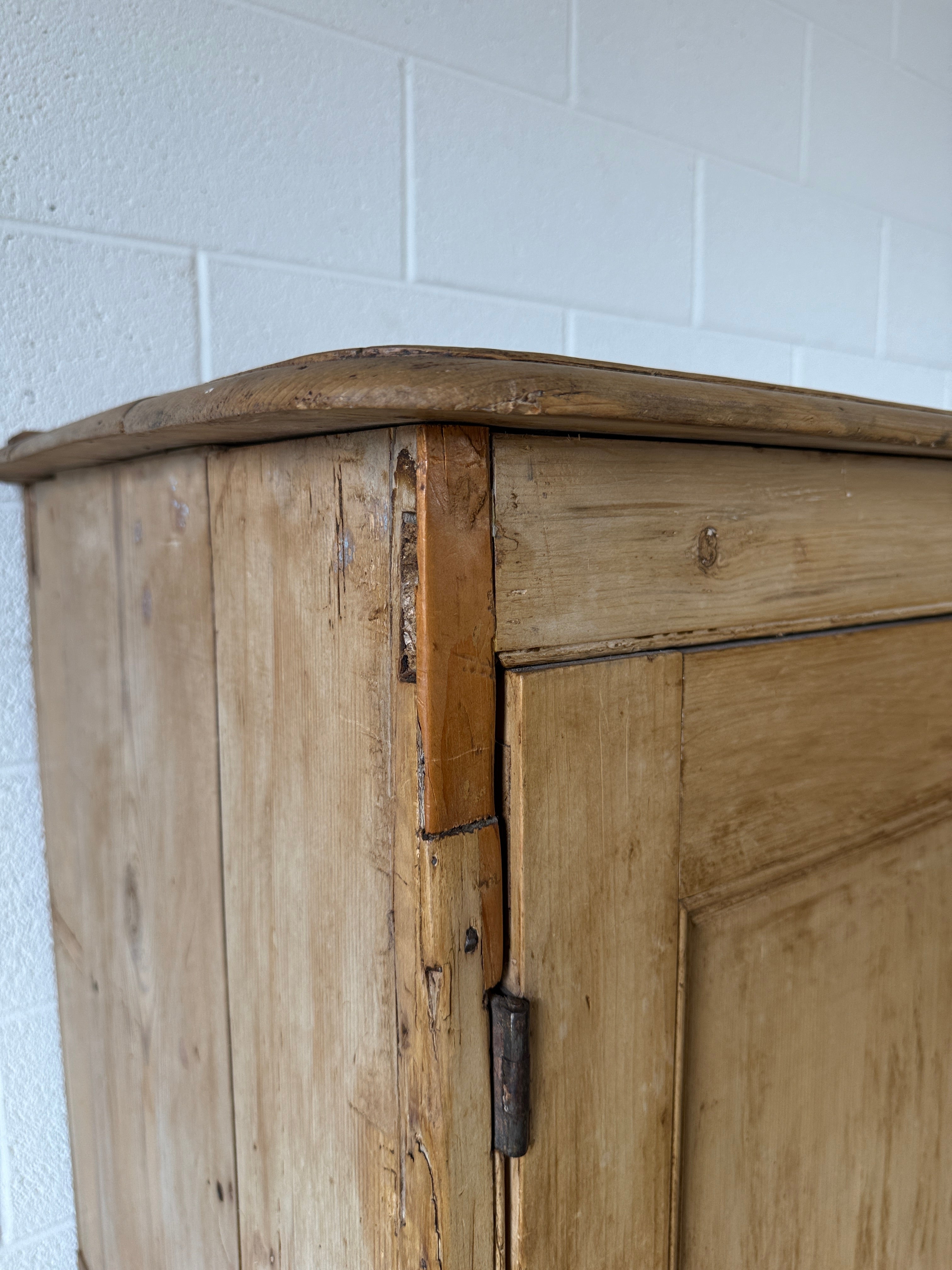 Monumental English pine sideboard