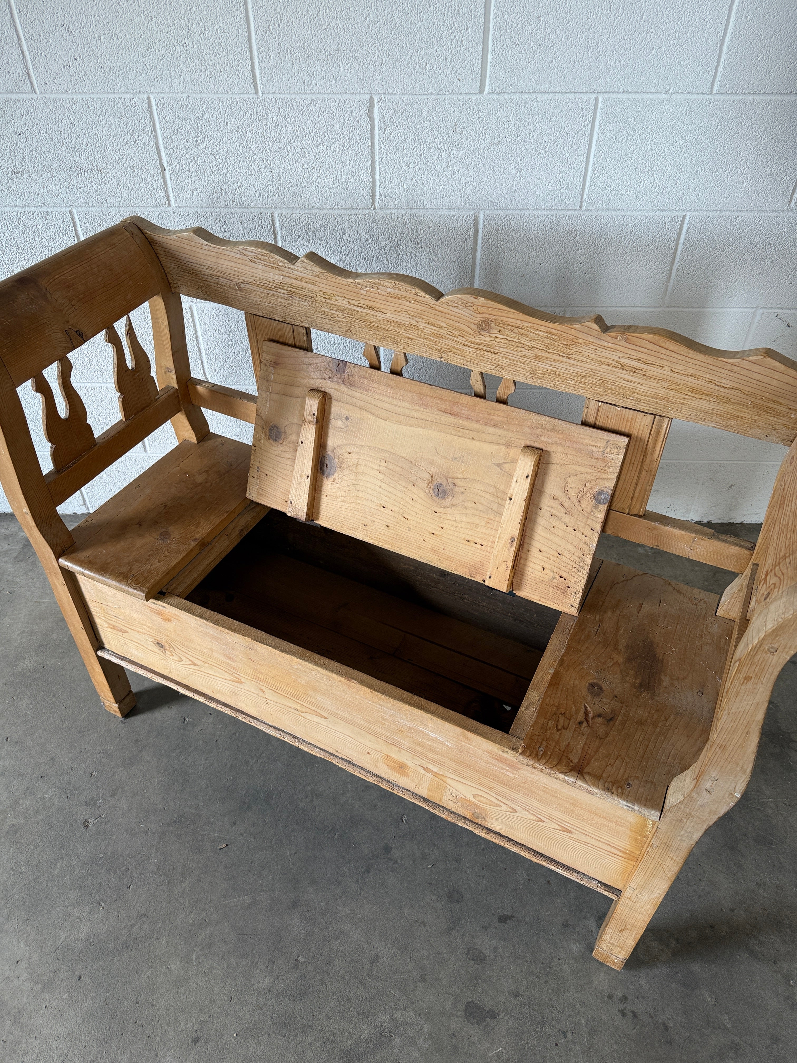 Antique Pine Bench