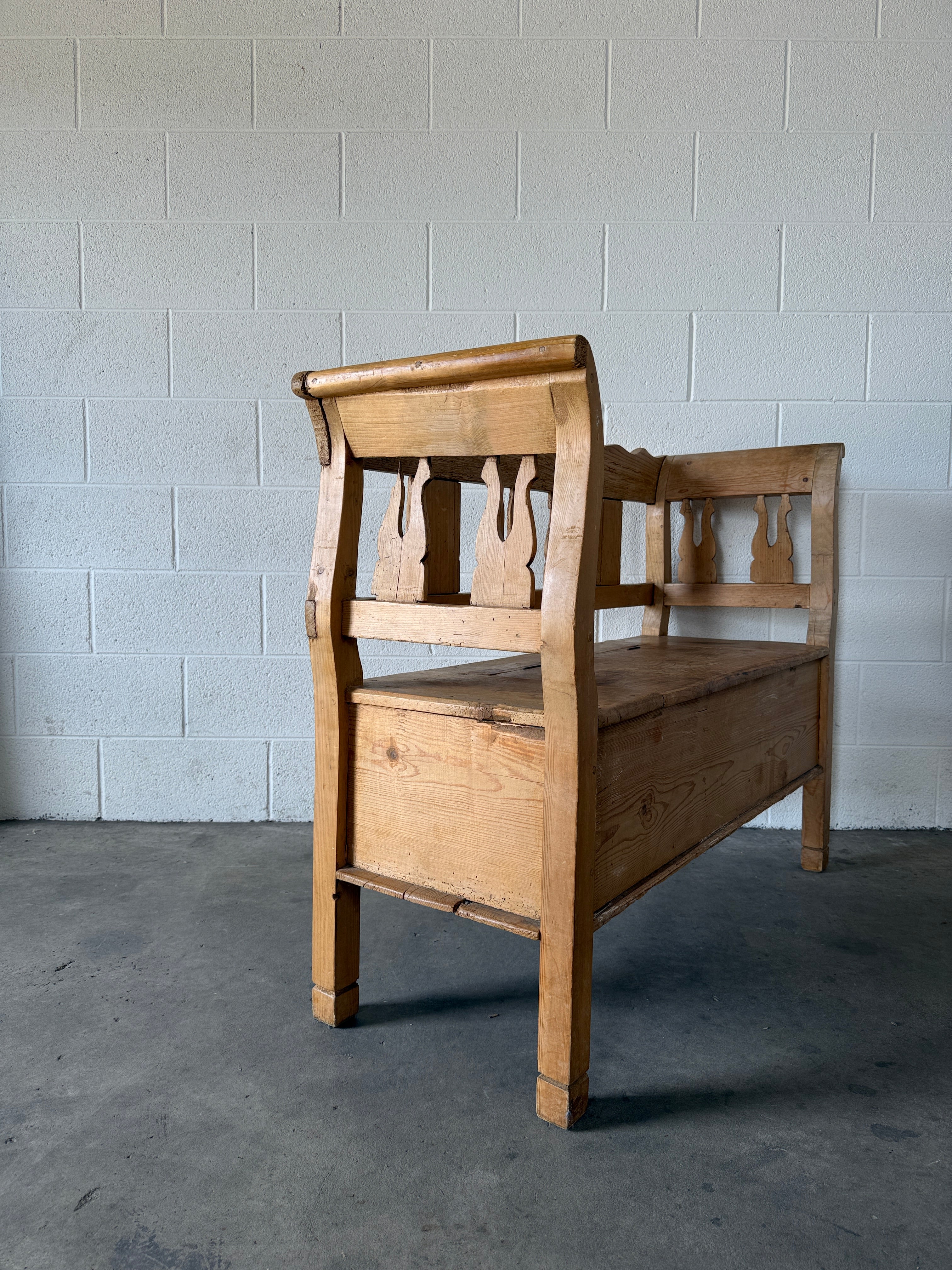 Antique Pine Bench