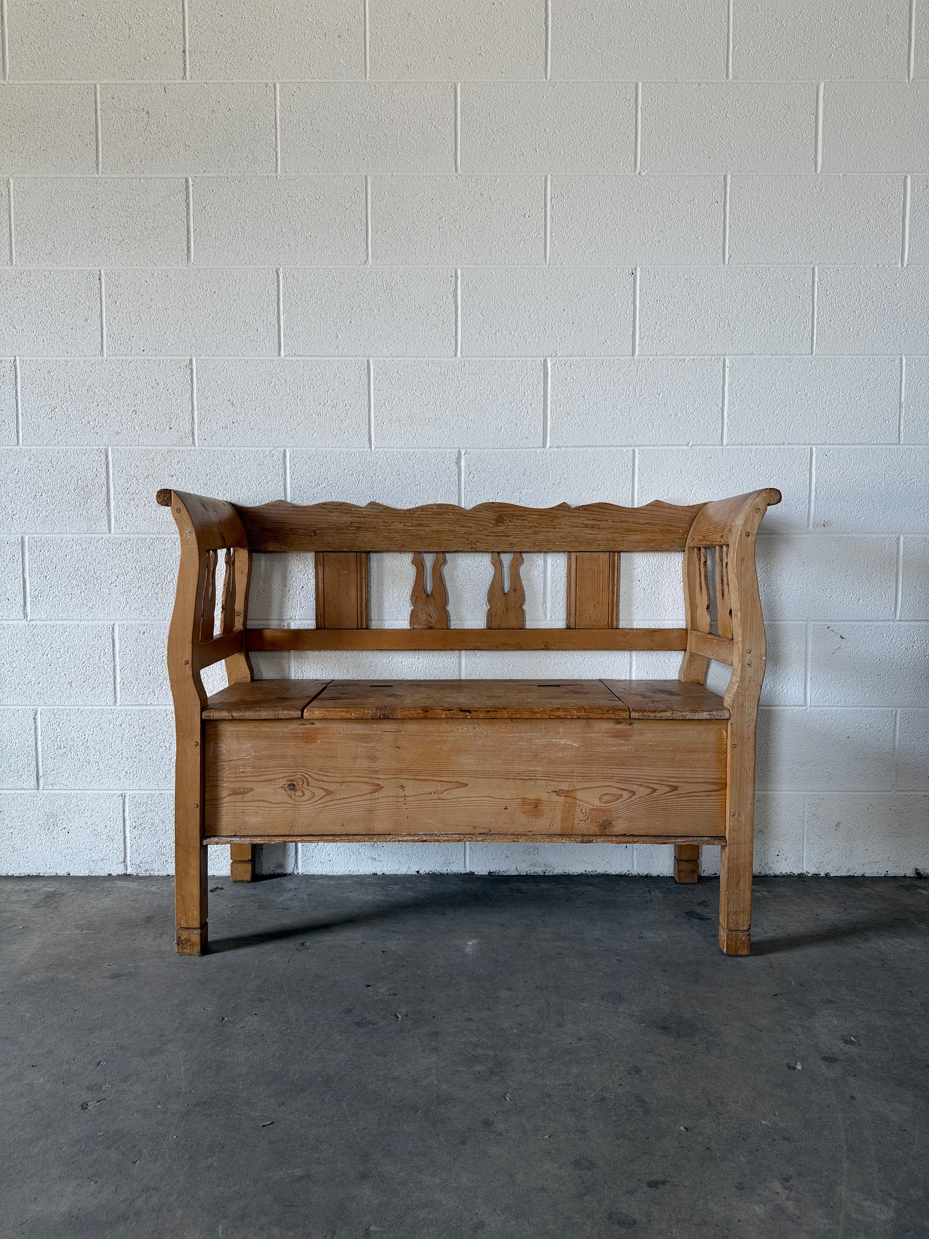 Antique Pine Bench
