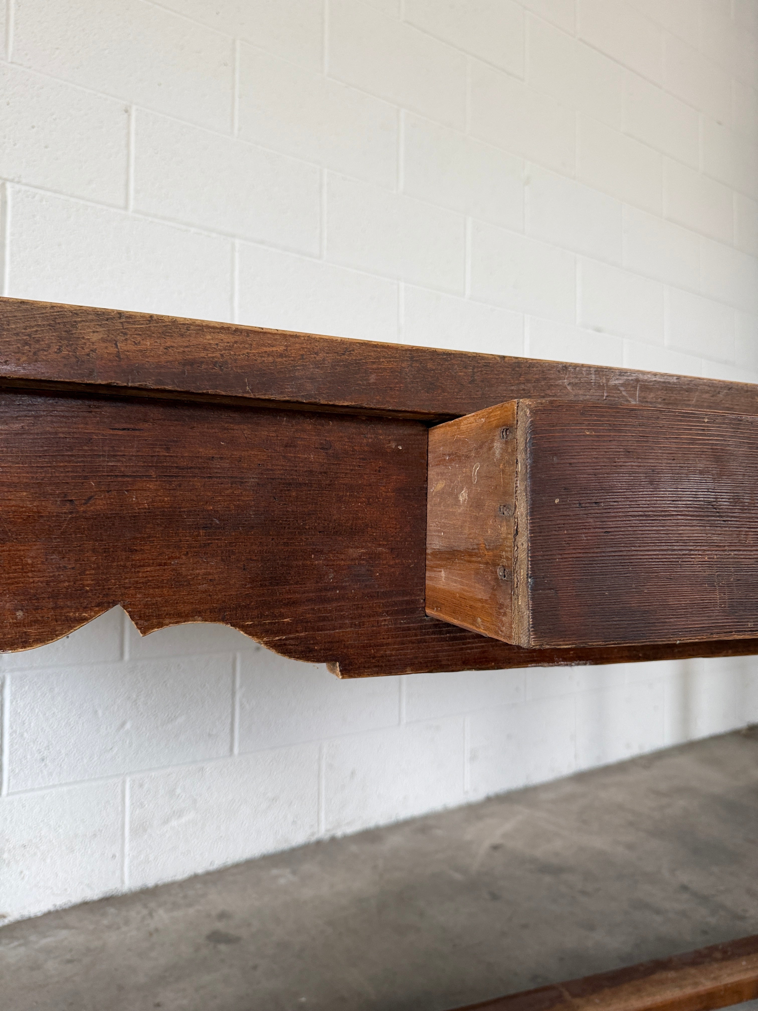 Antique French Oak Dining Table