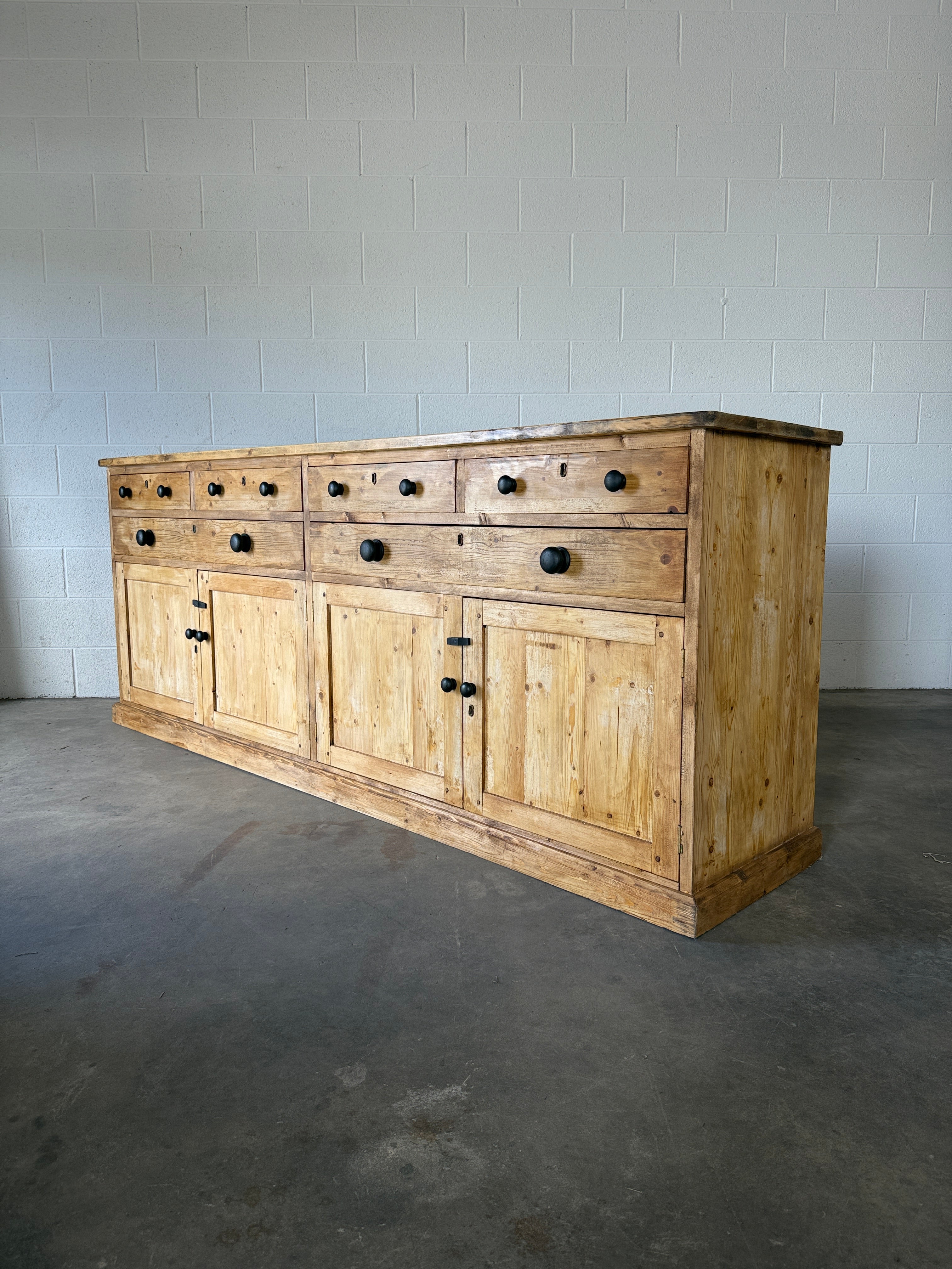 Vintage Pine Sideboard