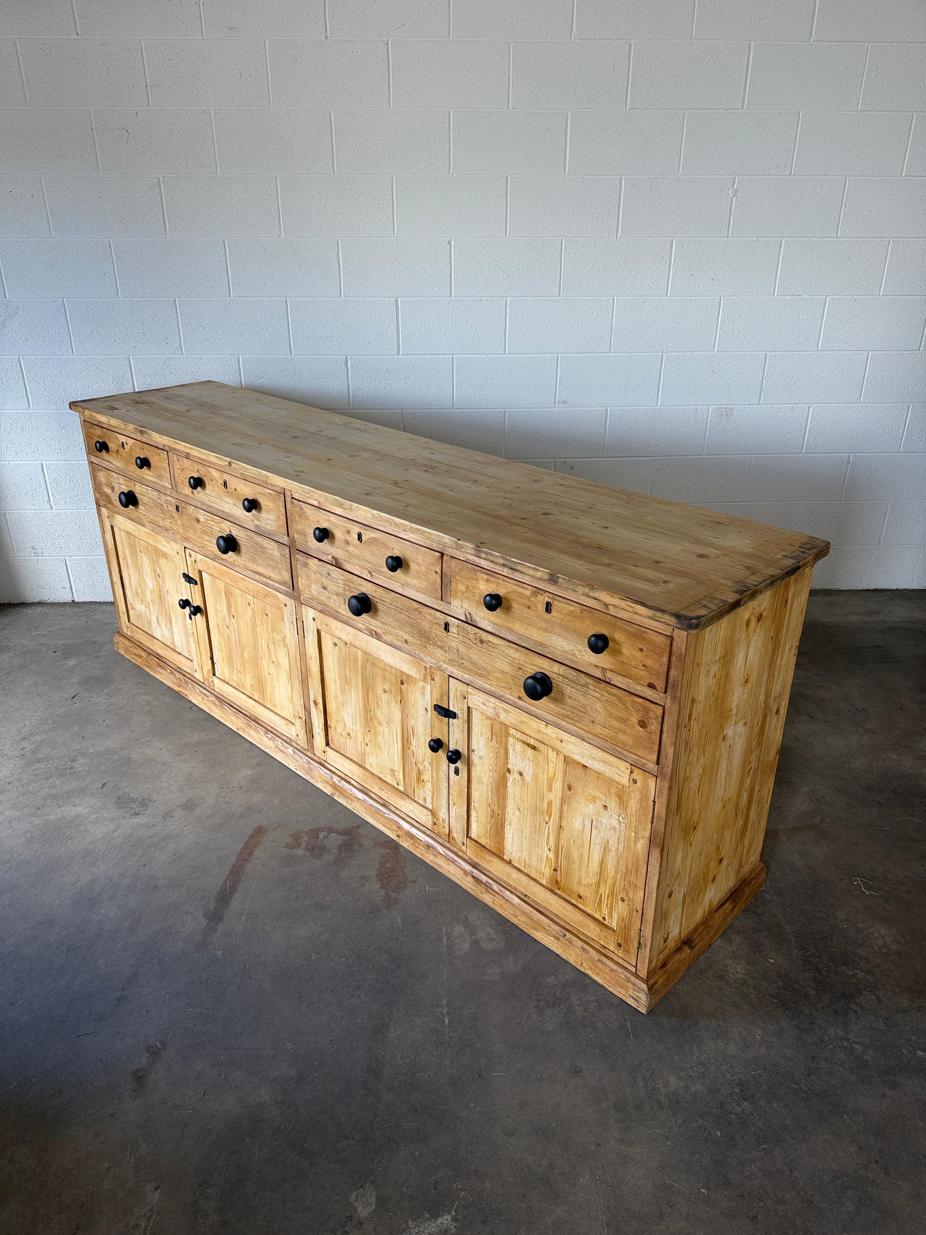 Vintage Pine Sideboard