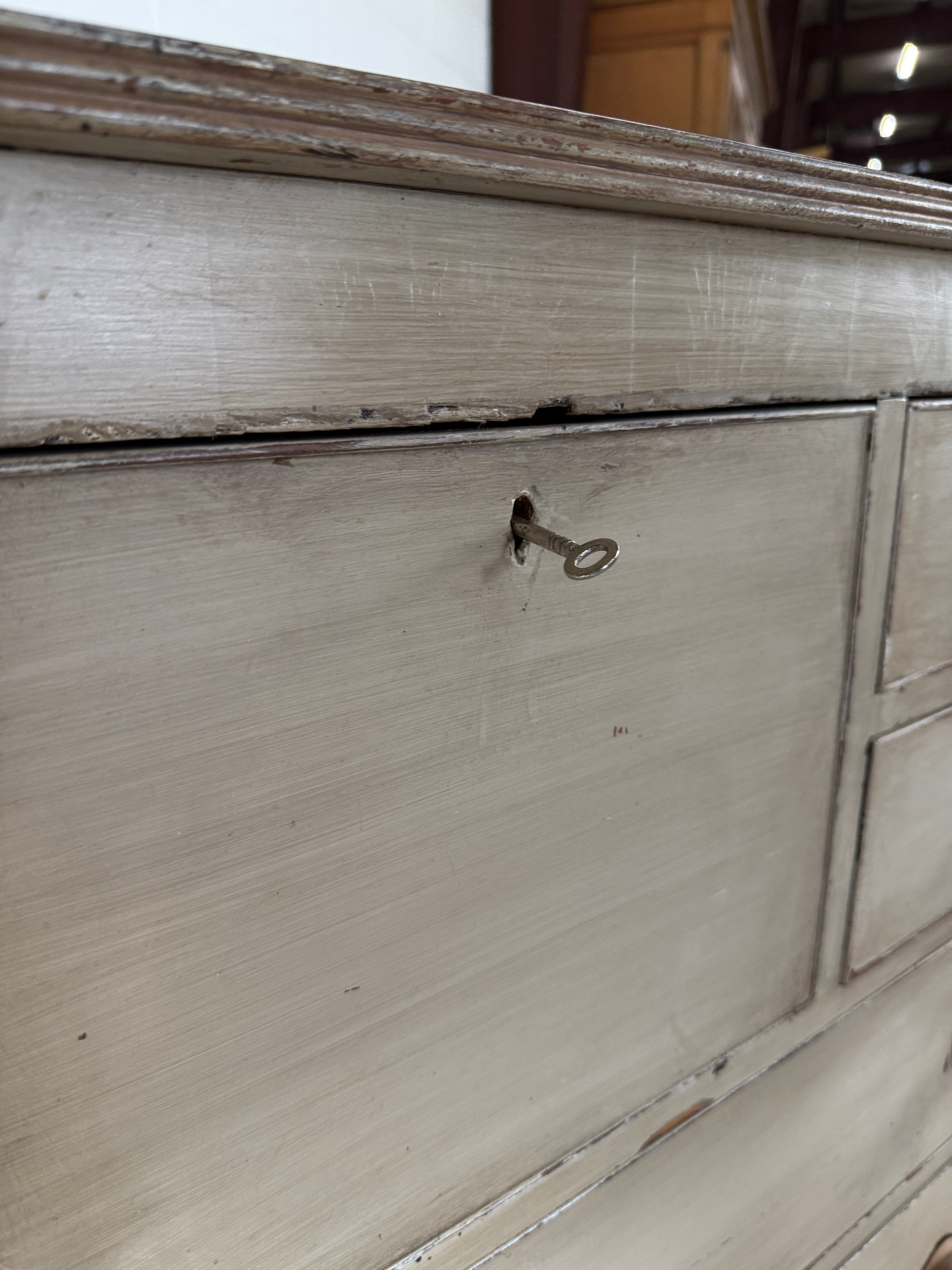 Painted Antique Chest of Drawers