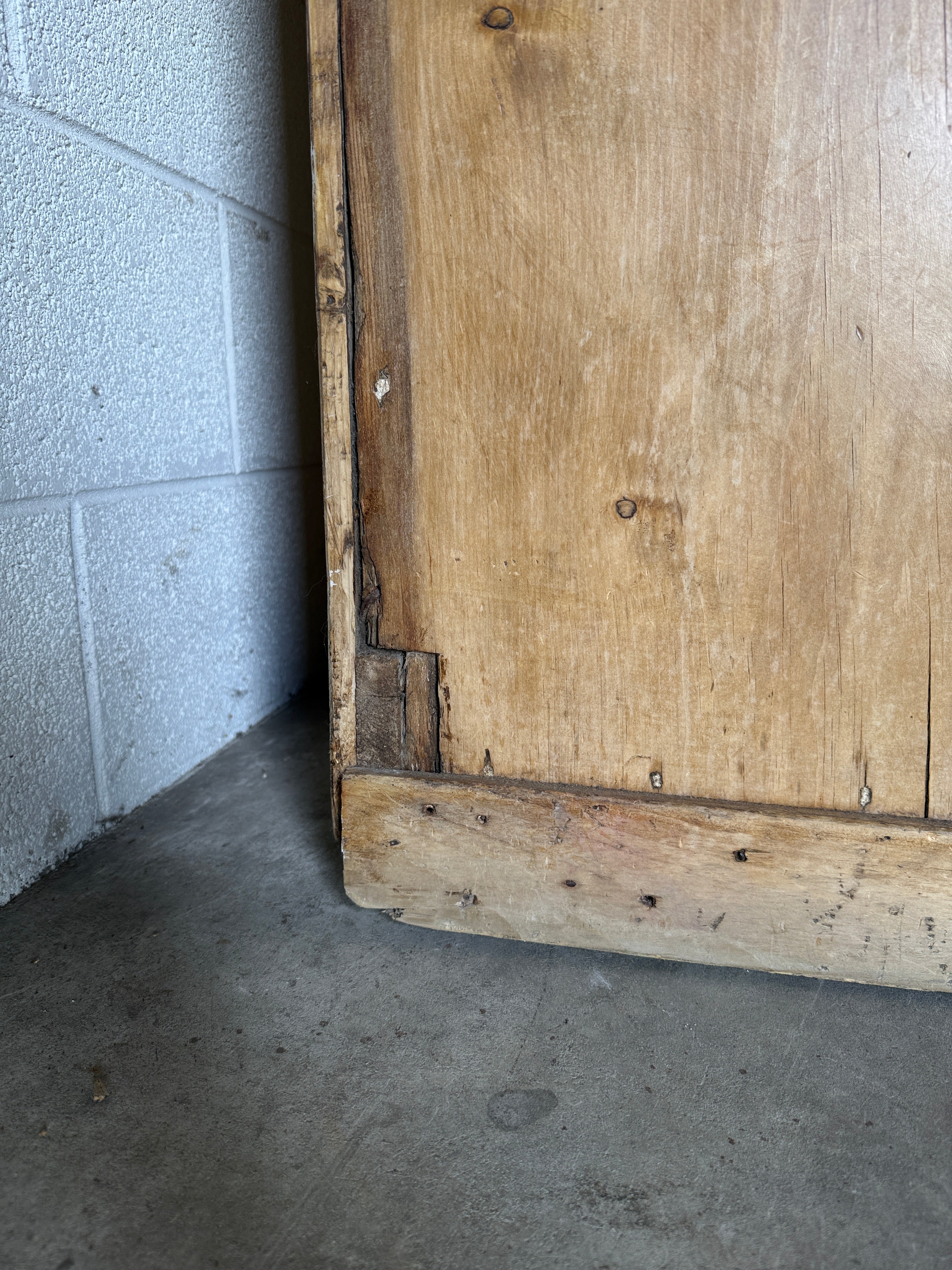 Impressive Antique Pine Wardrobe