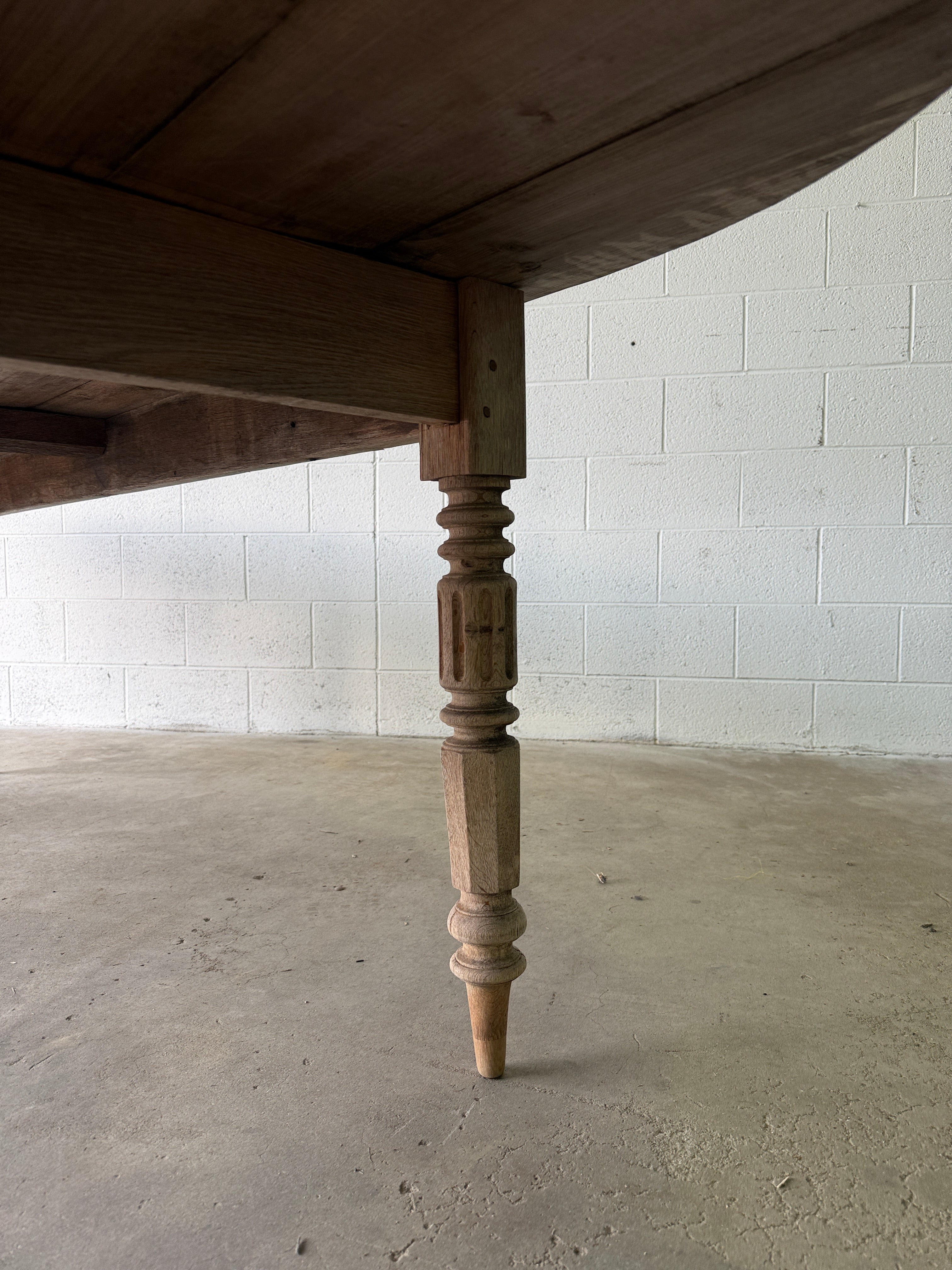 Gorgeous French pill-shaped dining table